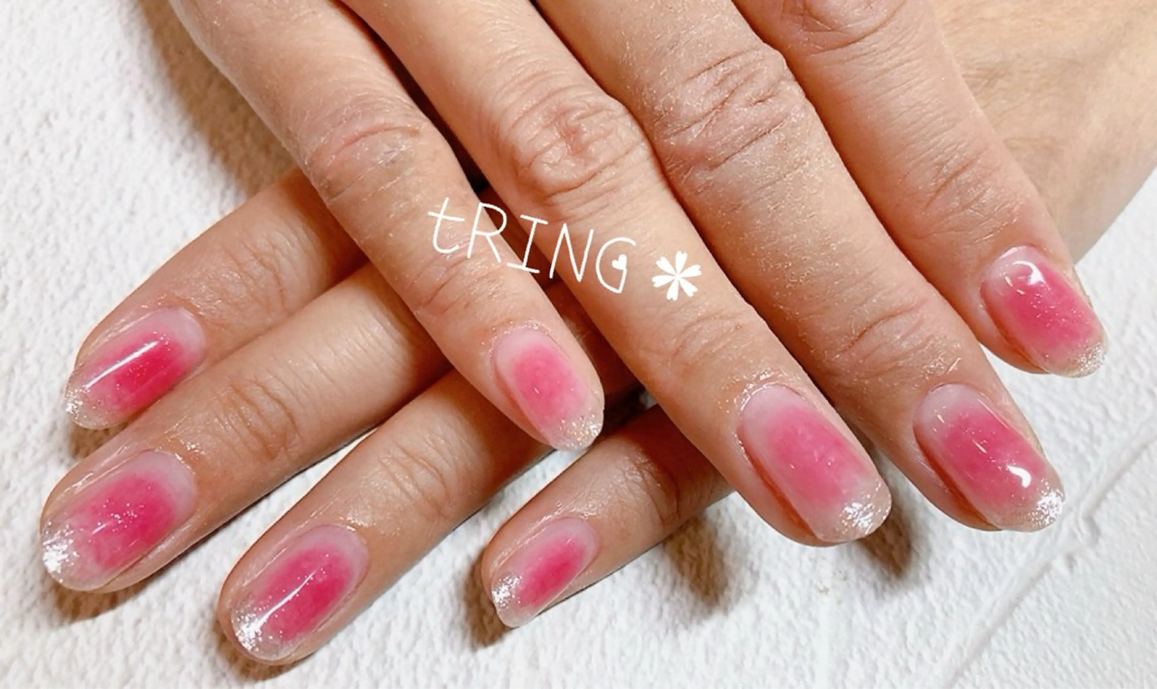 ネイル ハンドネイル tRING＊ しいの木台のネイルデザイン