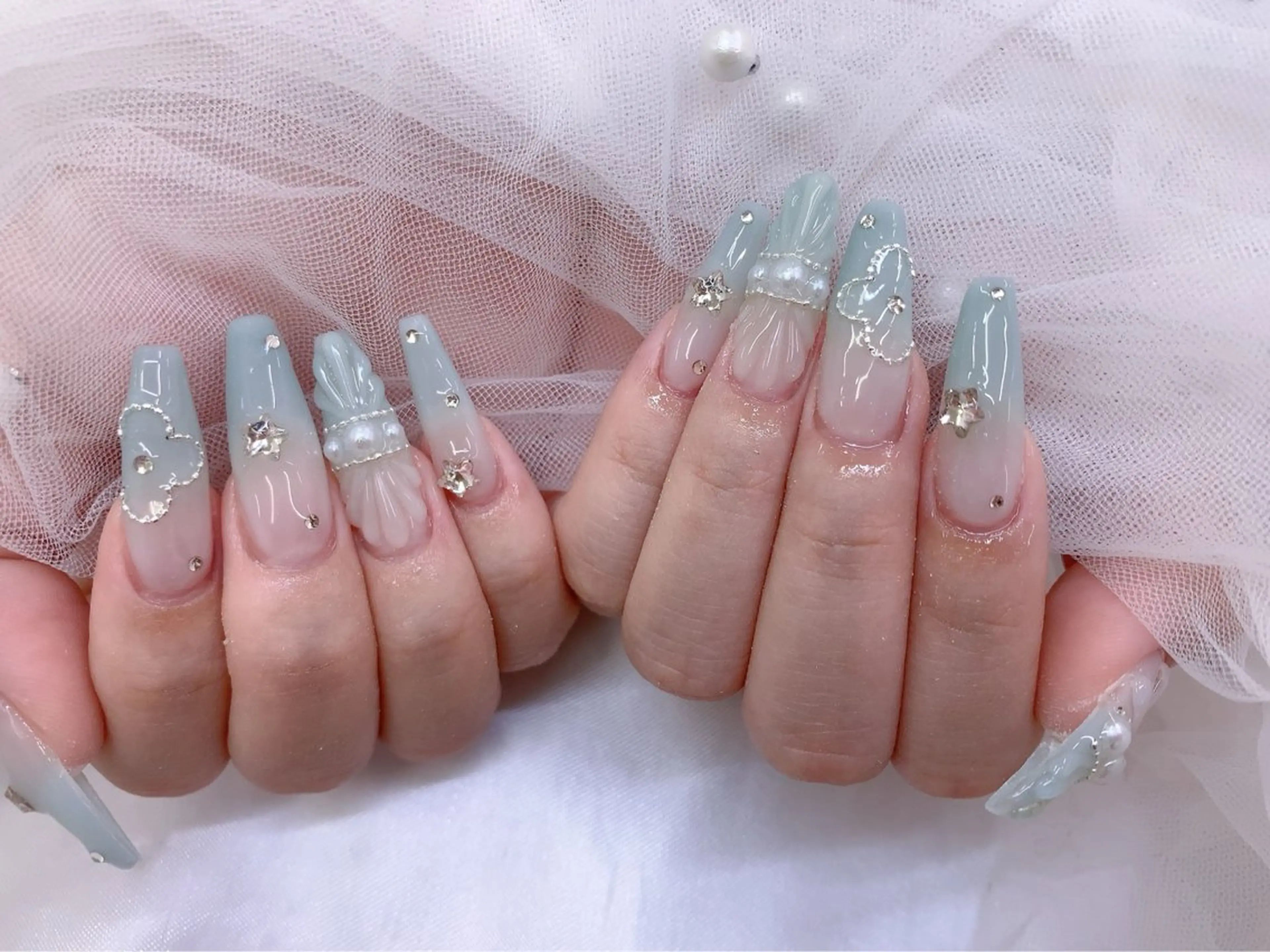 ネイル U・mi nail salon【長さ出し/パラジェル/持ち込み/定額ネイル/学割U24】所属・Uminail ゆうゆうのネイルデザイン