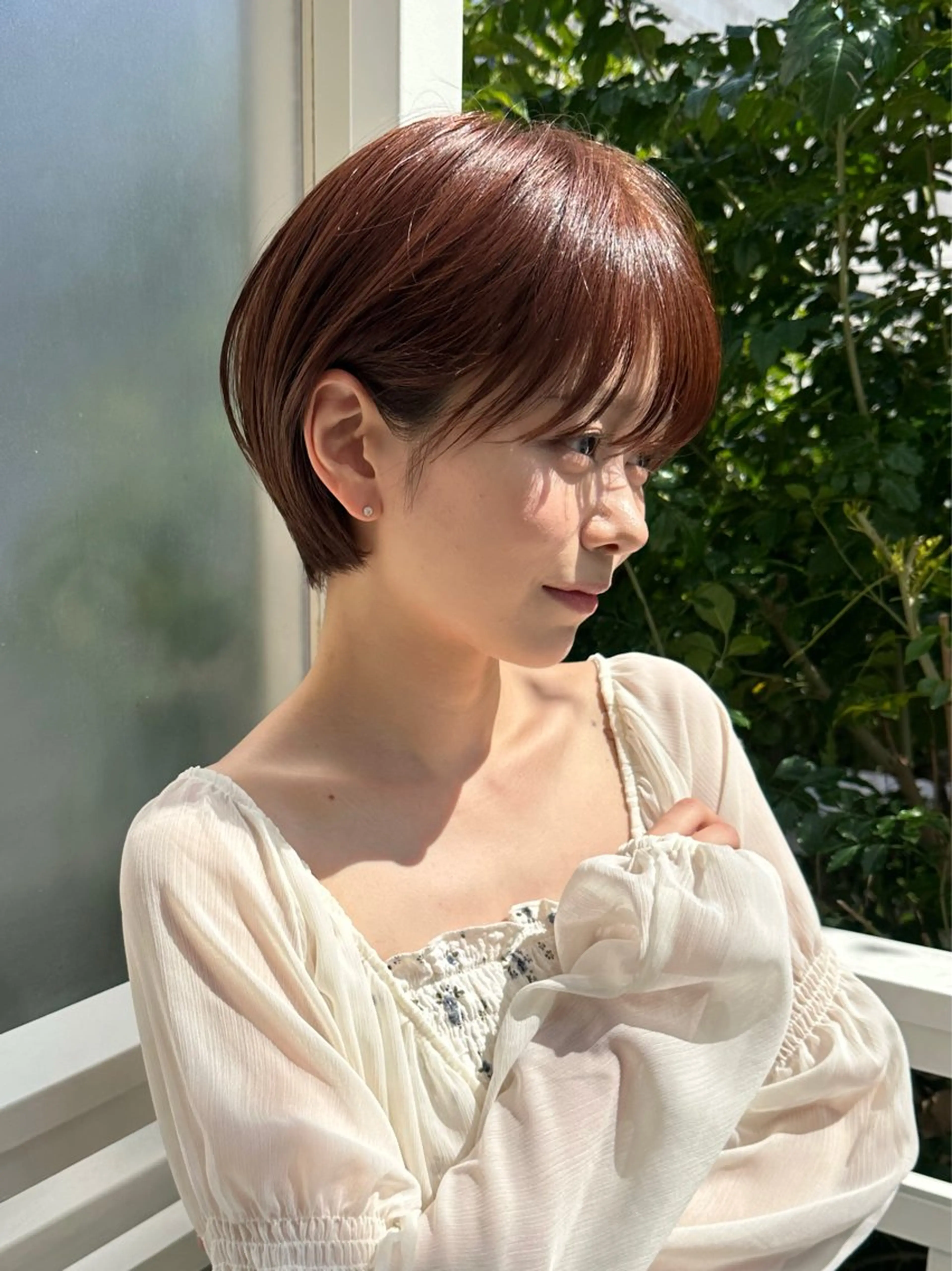 ショート カット トリートメント 縮毛矯正/ショート/ レイヤー/畑中正敏のヘアスタイル