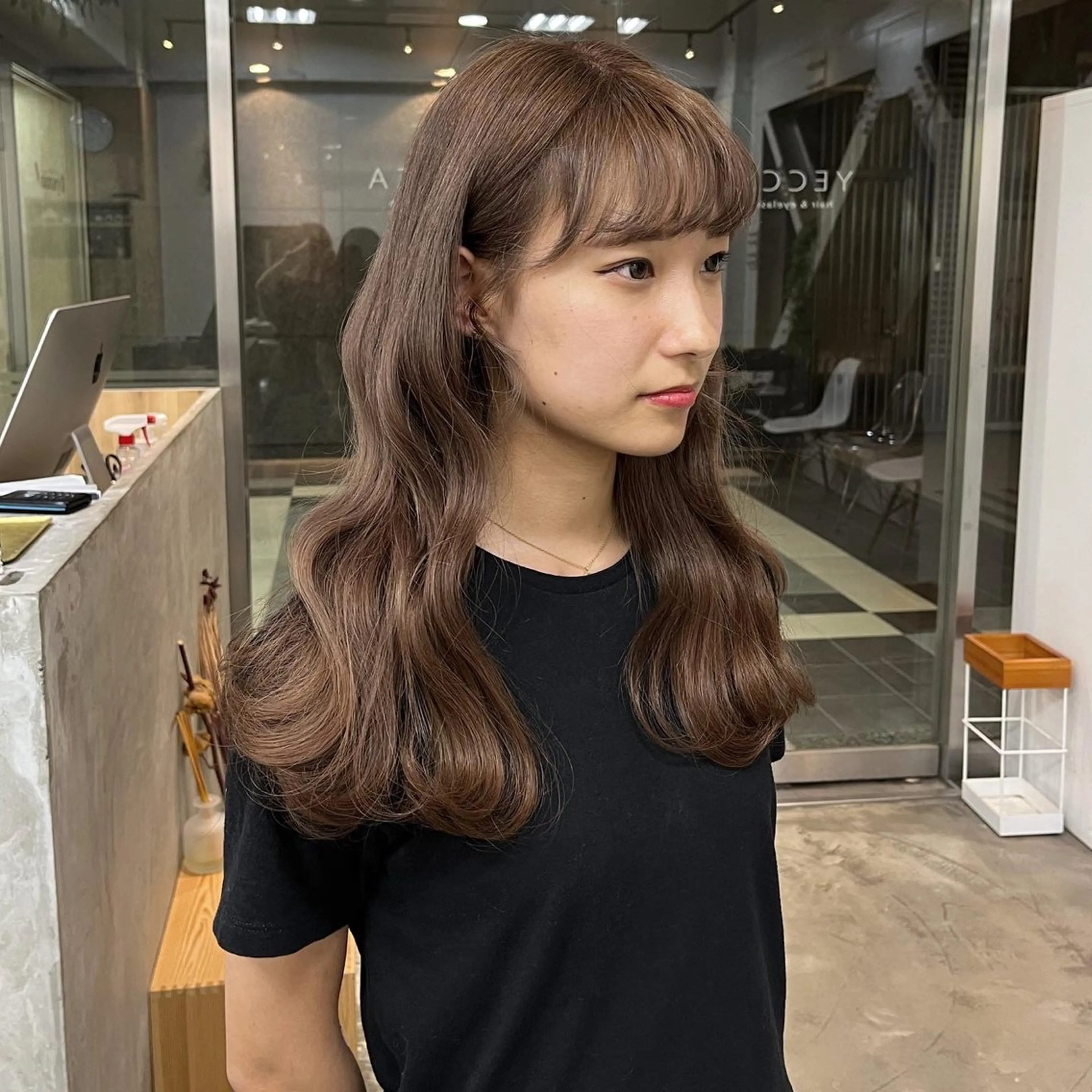 セミロング デザインカラー /るあんのヘアスタイル