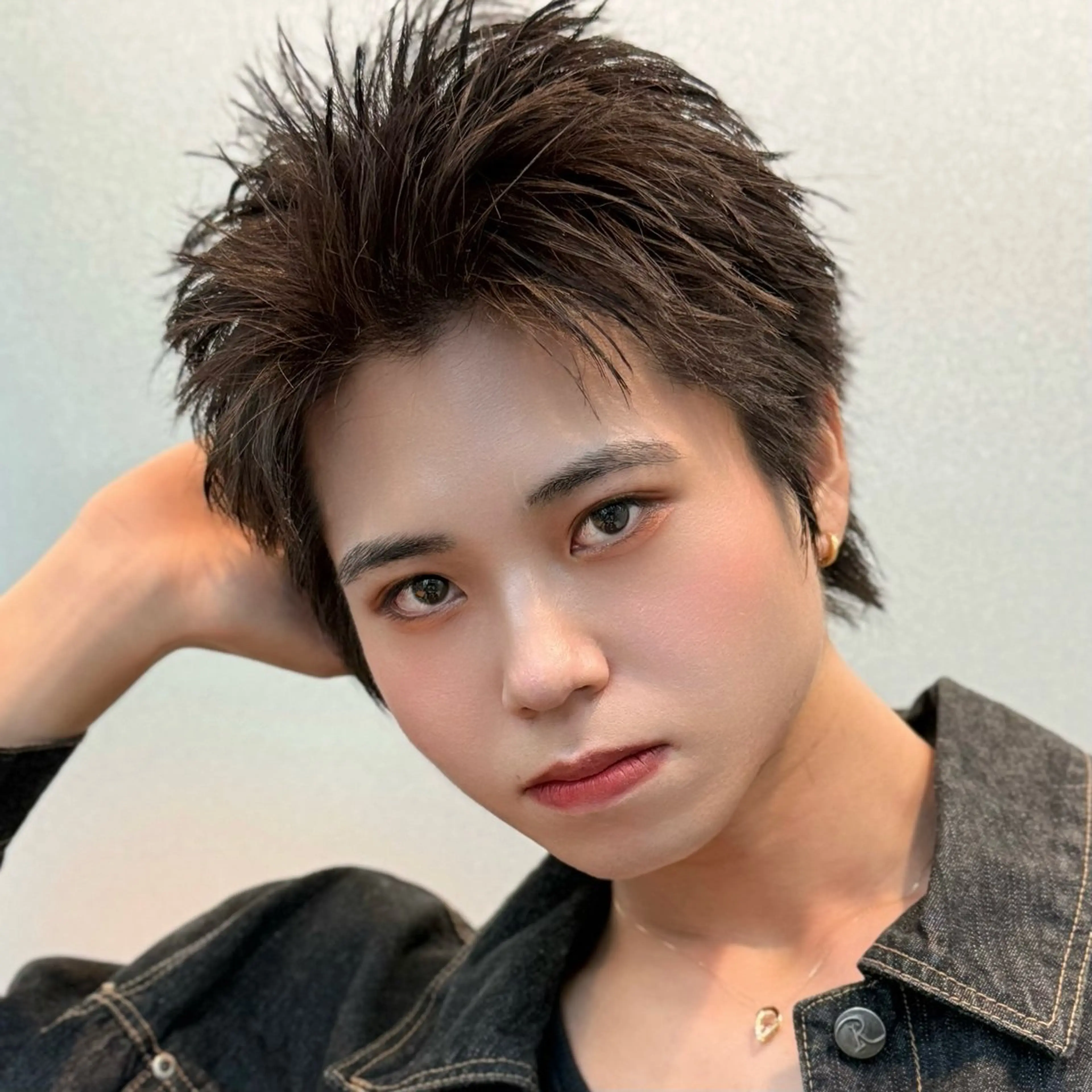 ミディアム メンズ メンズZina代表 田端 麗治のヘアスタイル