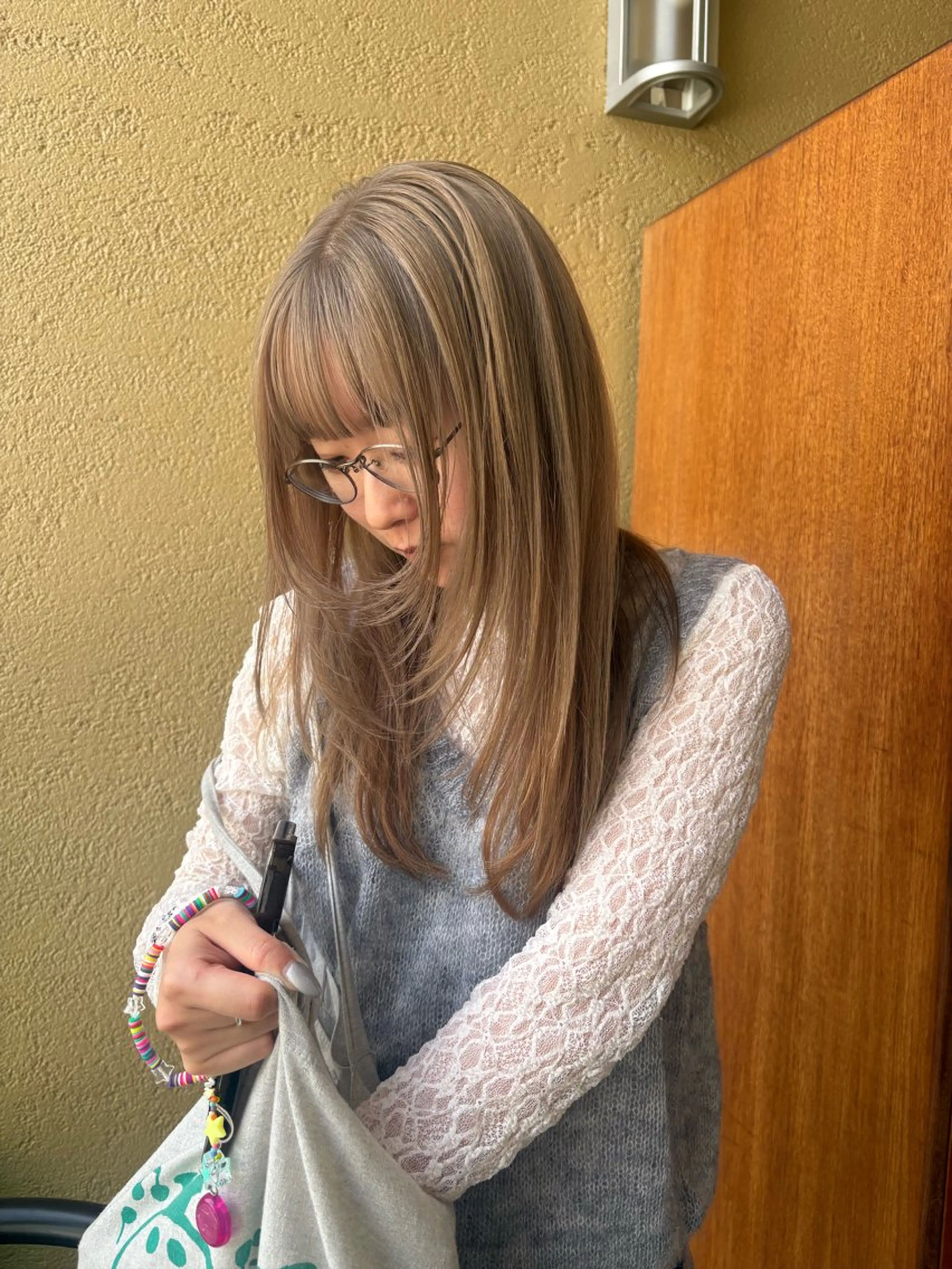 ロング カラー ブリーチ ケアブリーチ カット ヘアカラー トリートメント tim.所属・🪐ナチュラルモード ヘア🪐honokaのヘアスタイル