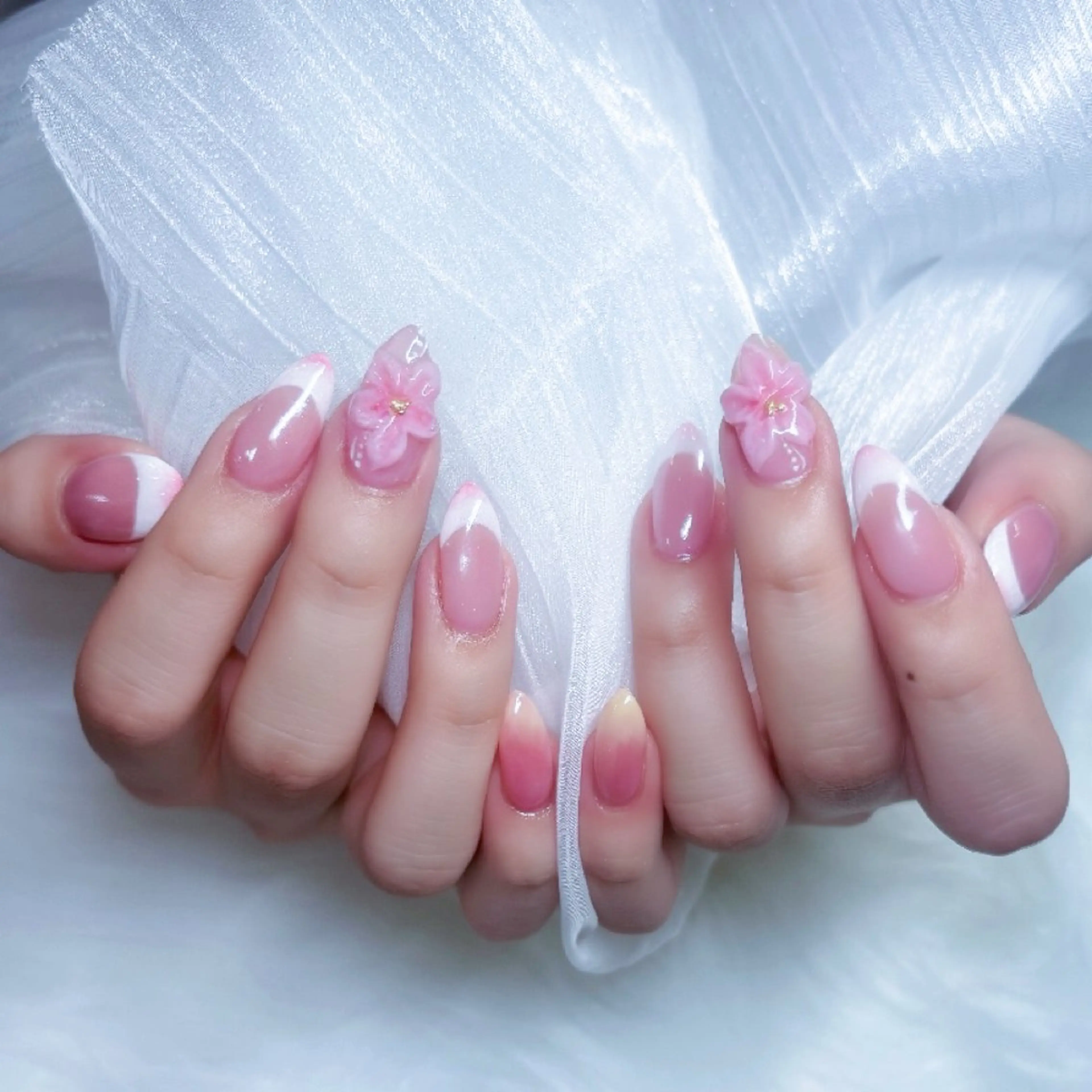 ネイル ハンドネイル Yuzu ˖ ࣪⊹のネイルデザイン