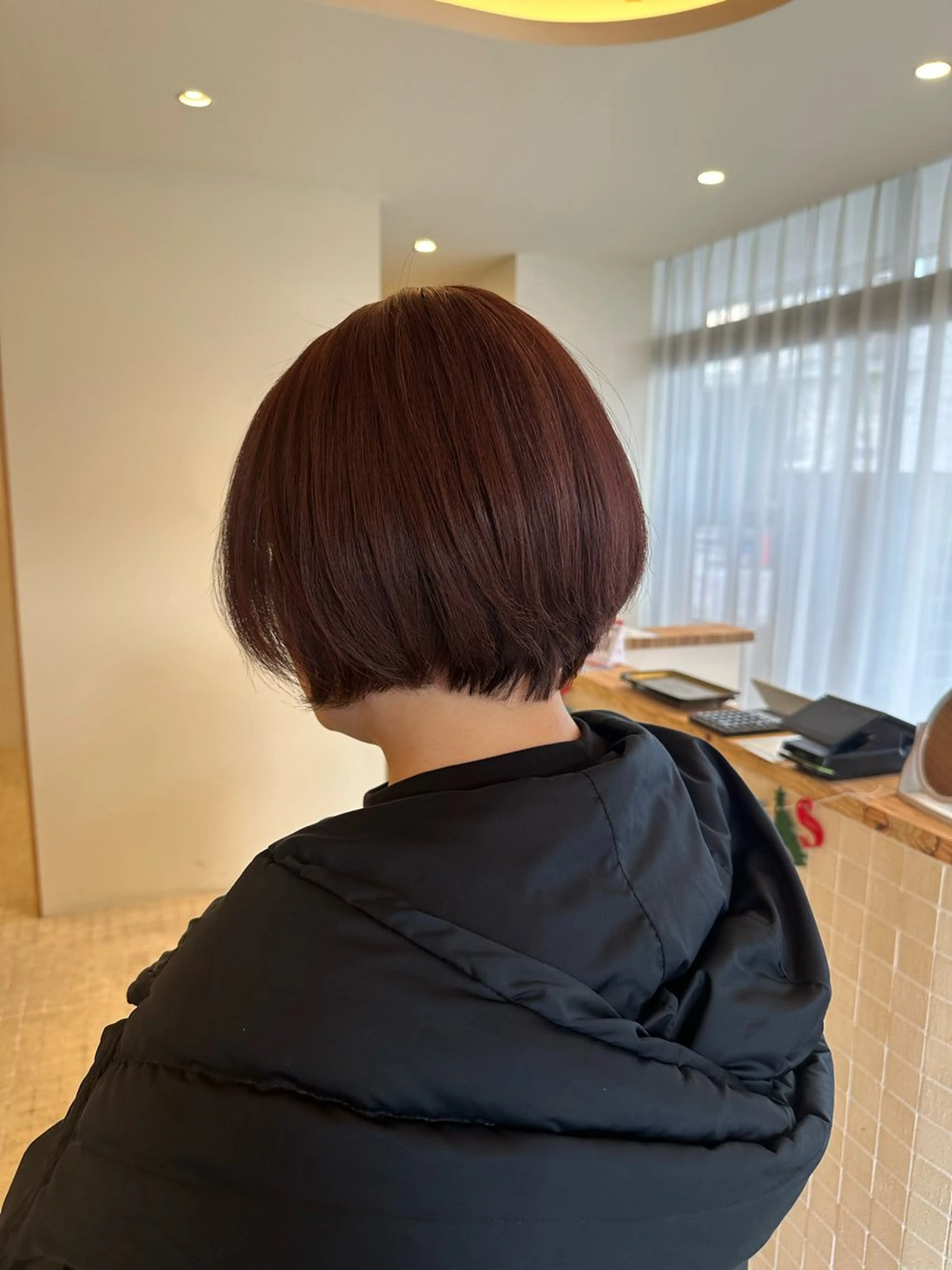 ショート カラー ショートボブ ブラウンカラー ピンクカラー ピンクブラウン ボブ カット ヘアカラー トリートメント こがねざわみさき 🦭透明感カラーのヘアスタイル