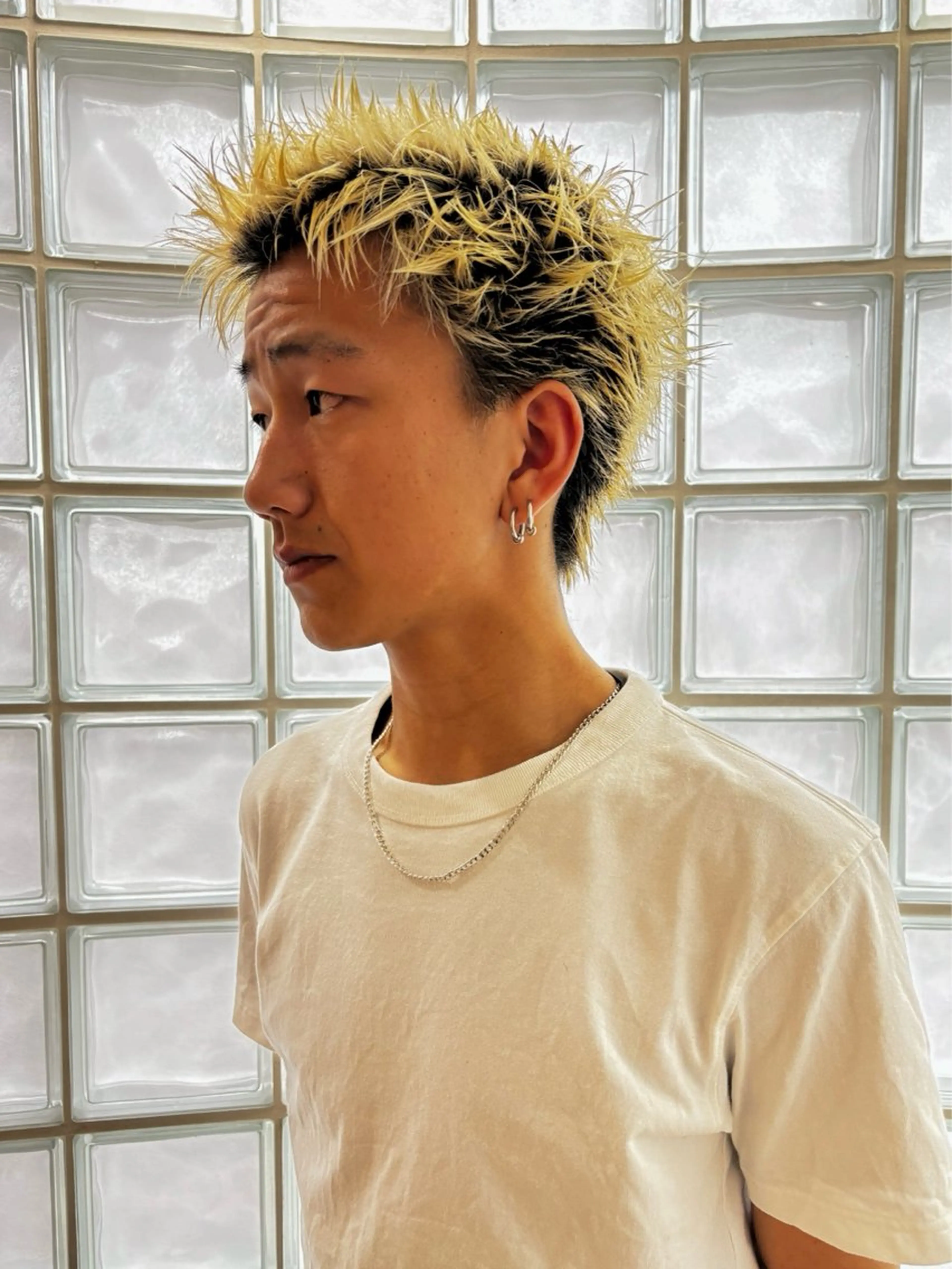 カラー メンズ メンズパーマ メンズショート スパイキーショート ボブ 松村明門/メンズ カット/メンズパーマのヘアスタイル