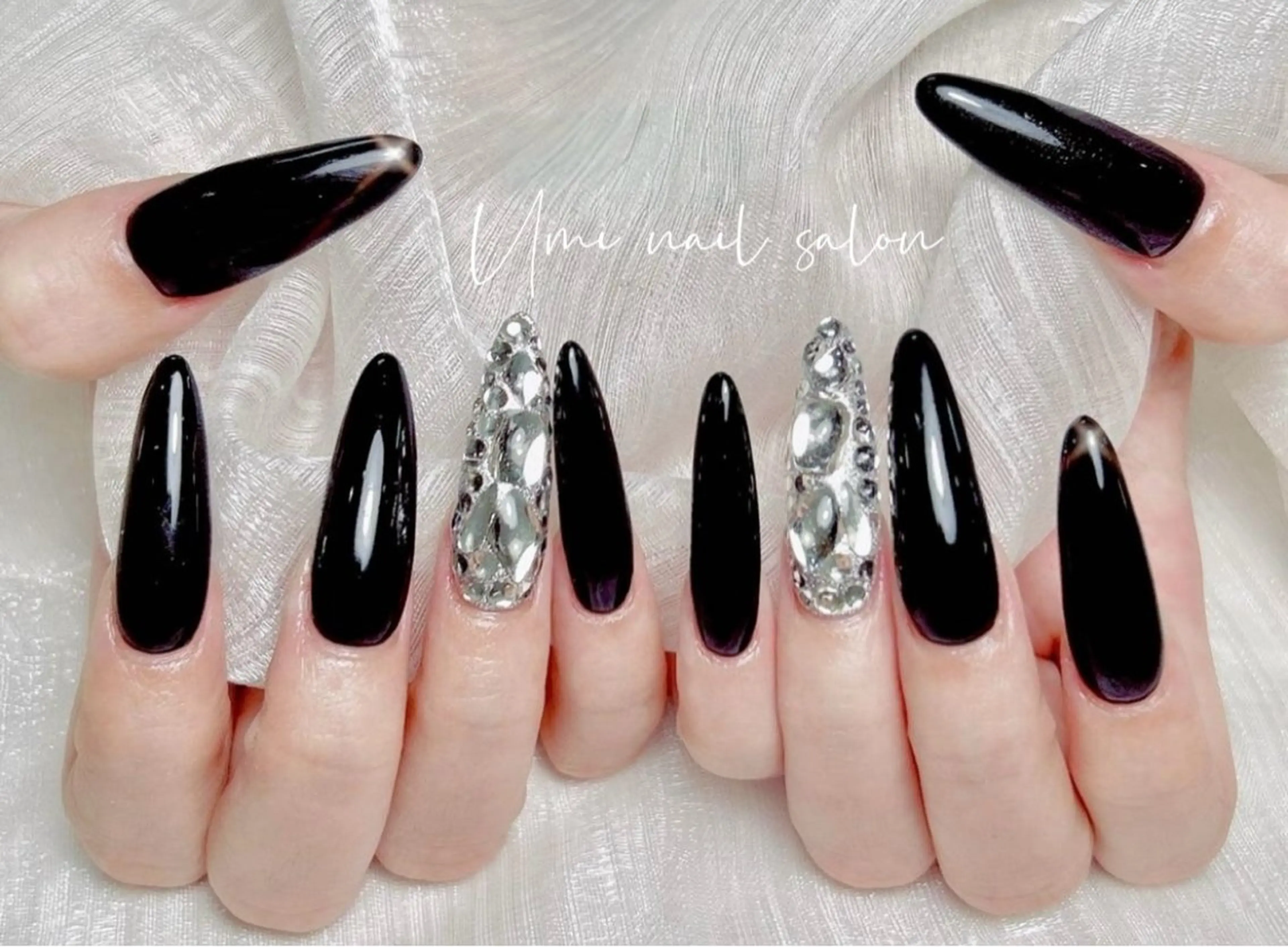 🎀【Hand】スカルプ長さだし+つけ放題（持ち込みデザイン）12500円(アート2本まで)🎀の写真