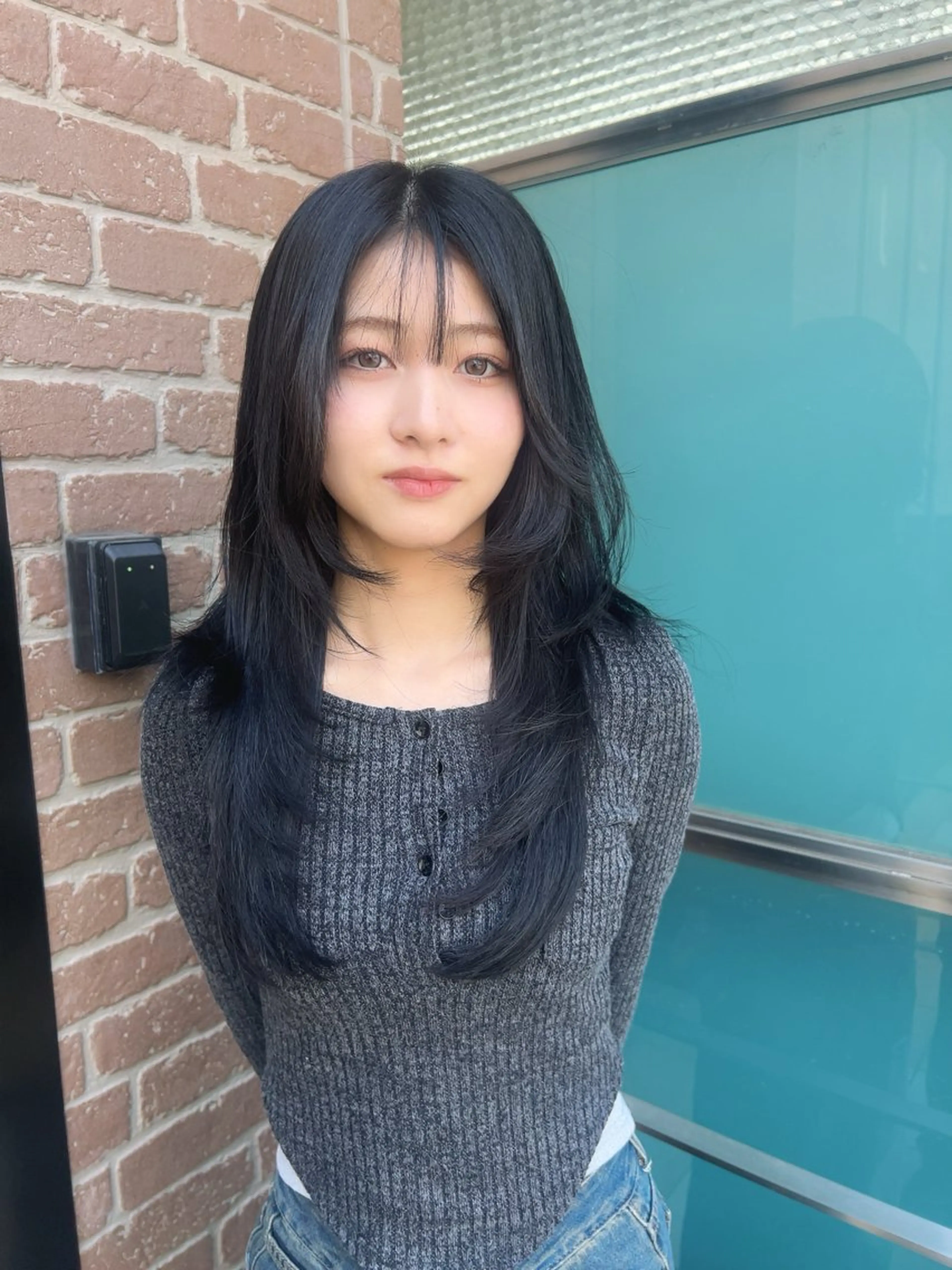 韓国風巻き仕上げカットカラー(全体)＋TOKIOトリートメントの写真