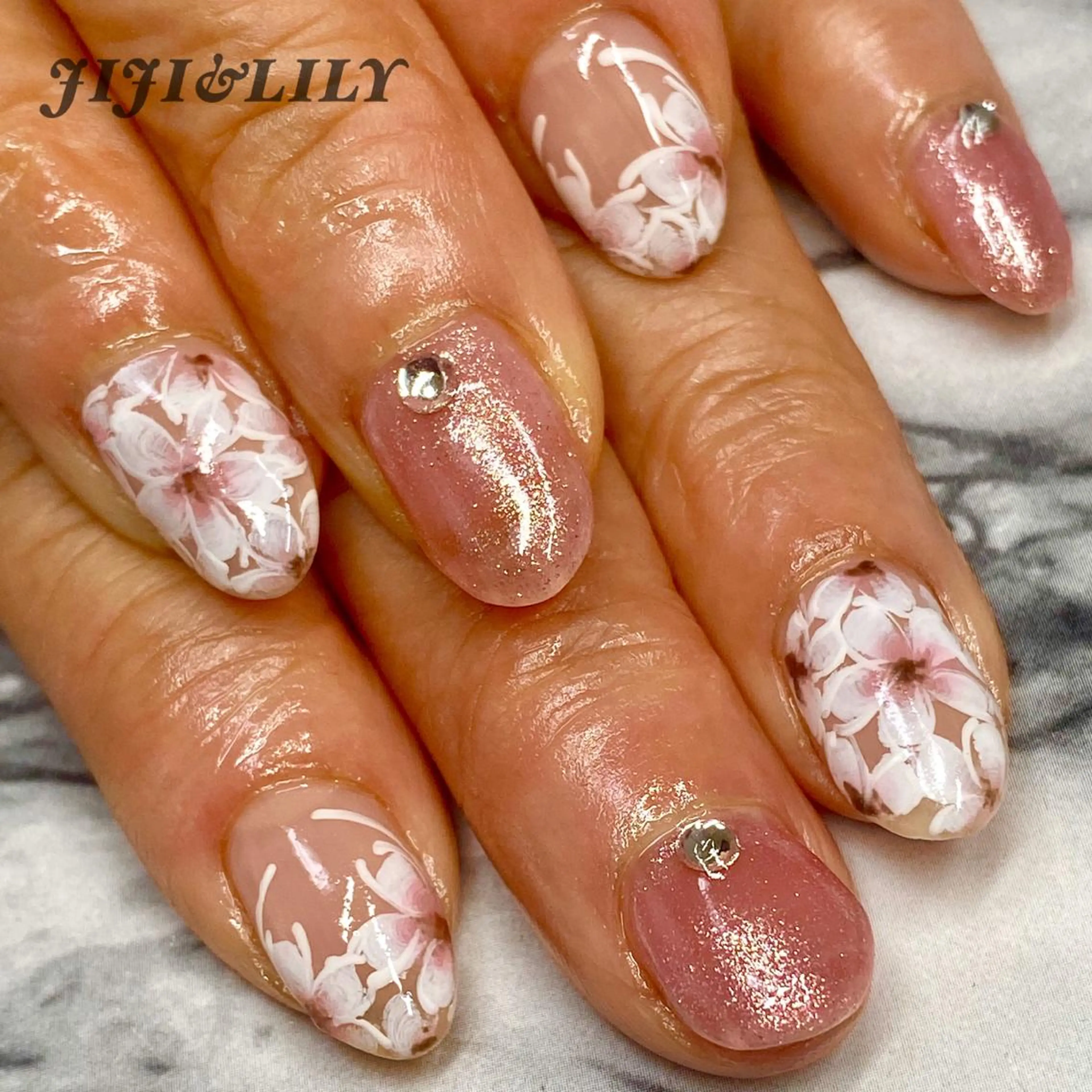 ネイル 桜ネイル 豊田 圭子のネイルデザイン