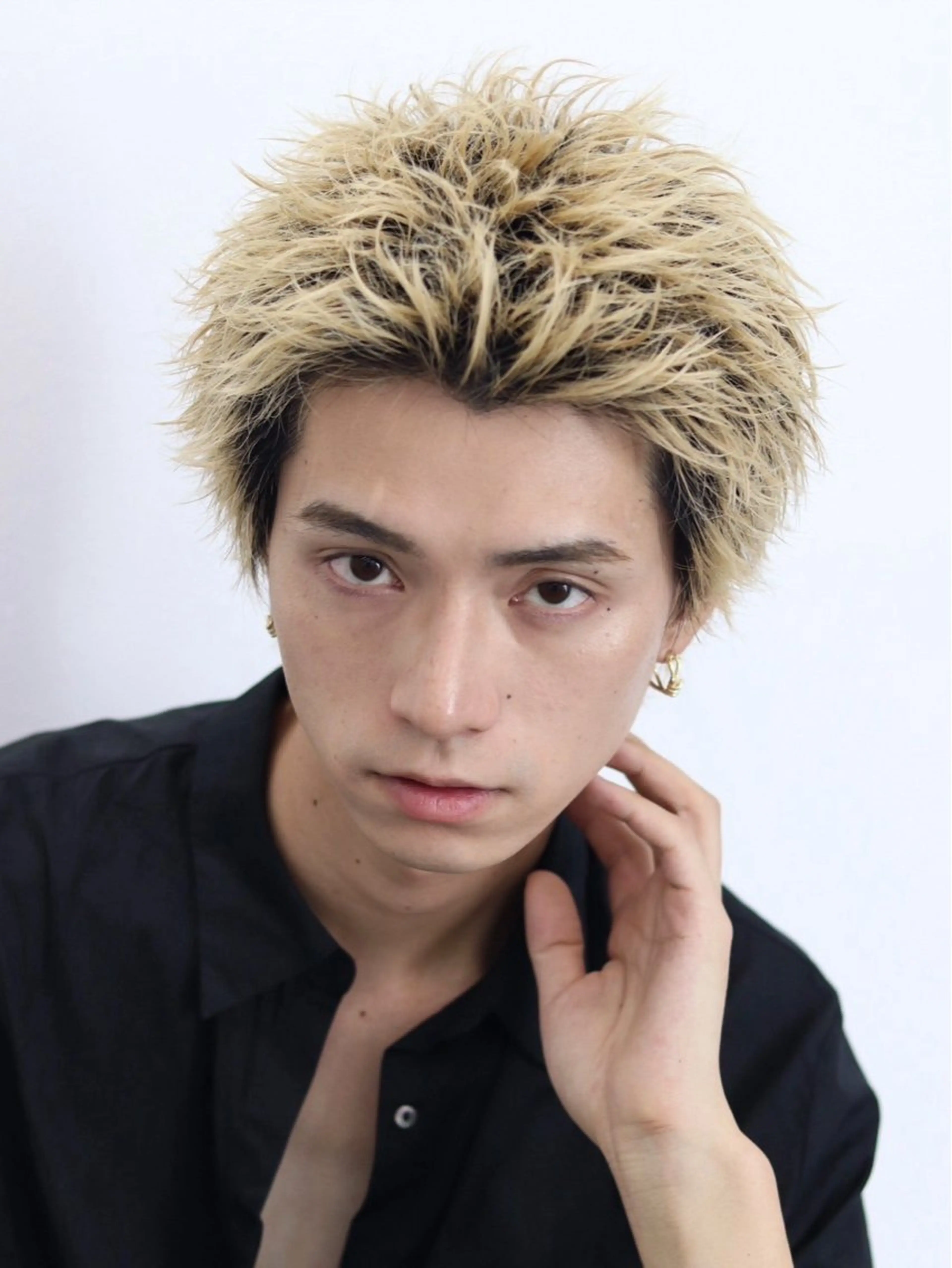 カラー メンズ 💀EDEN聖矢/ ブリーチ"骨格補正"のヘアスタイル