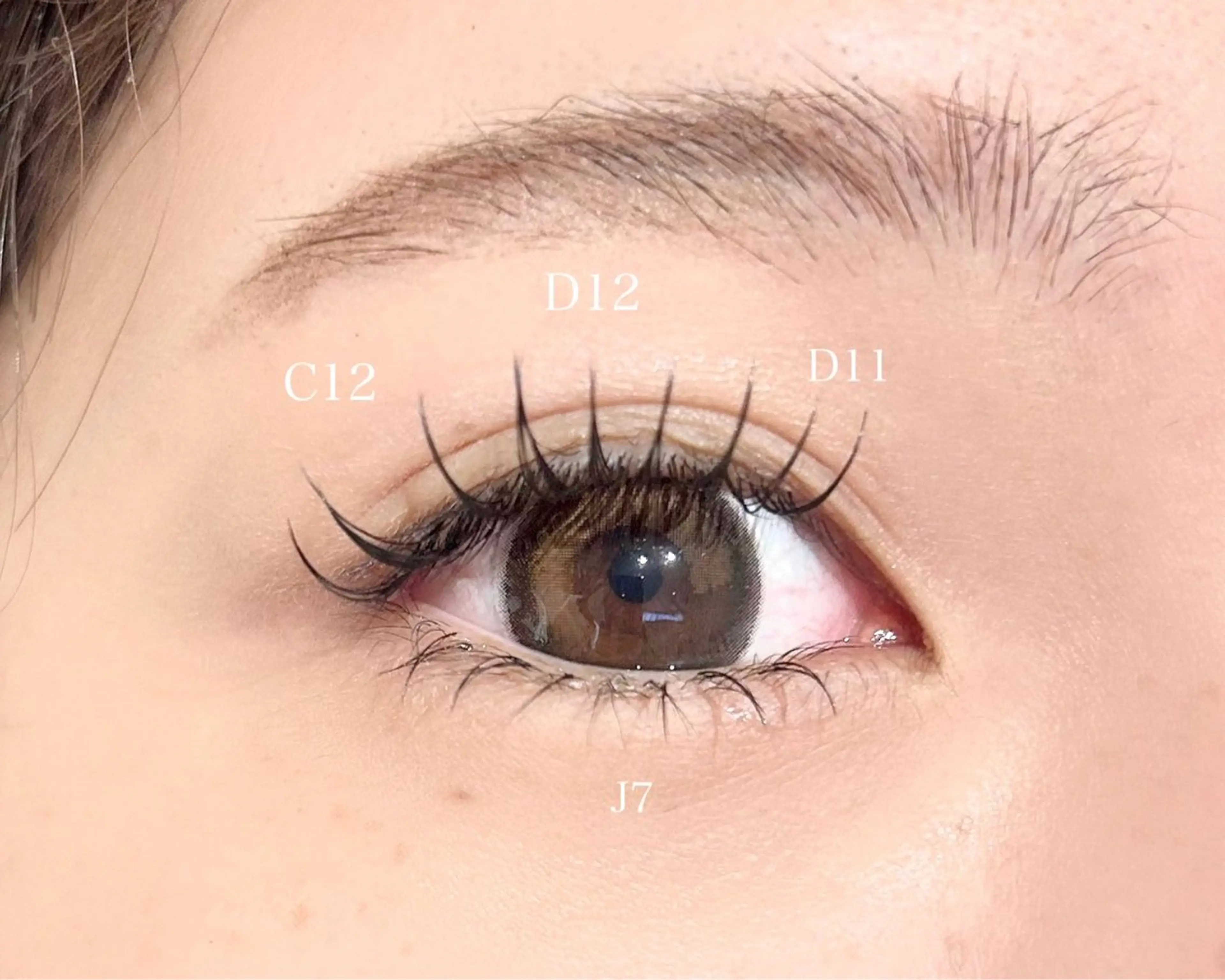 マツエク・マツパ 下まつげエクステ Lowen kahoのマツエク・マツパデザイン