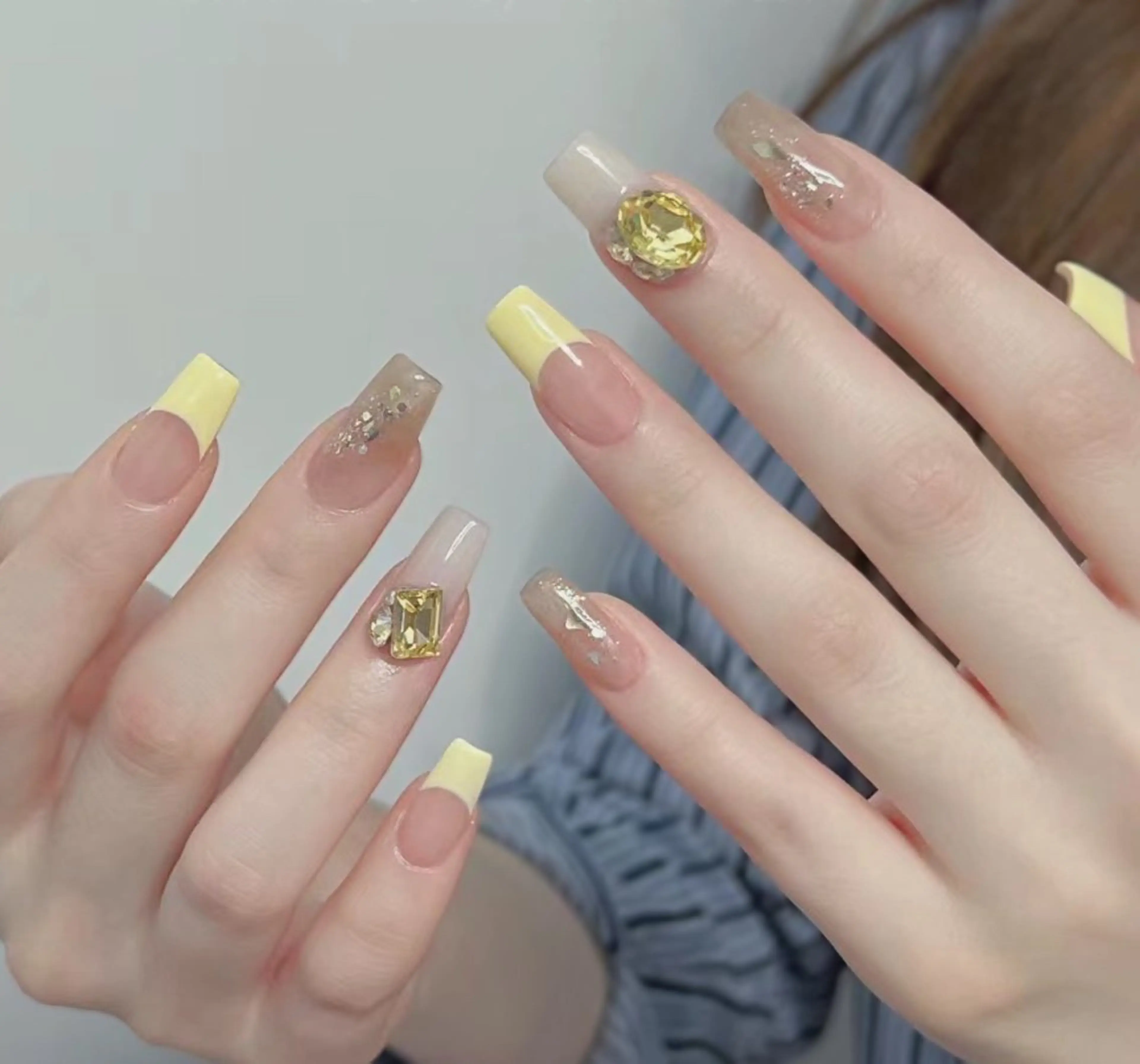 ネイル アートネイル チークネイル 長さ出し フラワーネイル ジェルネイル YK Beauty Salonのマツエク・マツパデザイン