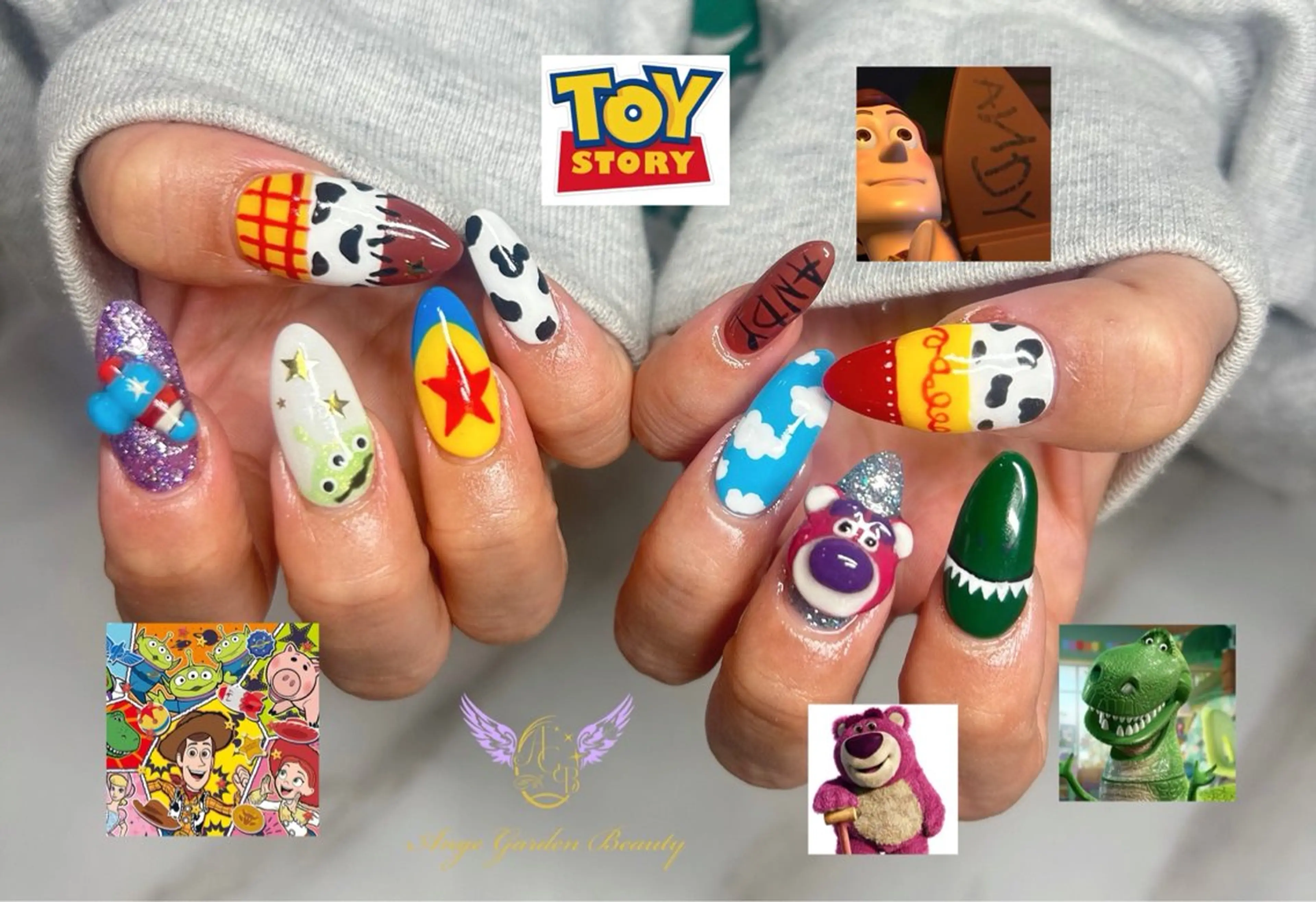 ネイル 持ち込み ハンドネイル AngeGarden Beautymihoのネイルデザイン