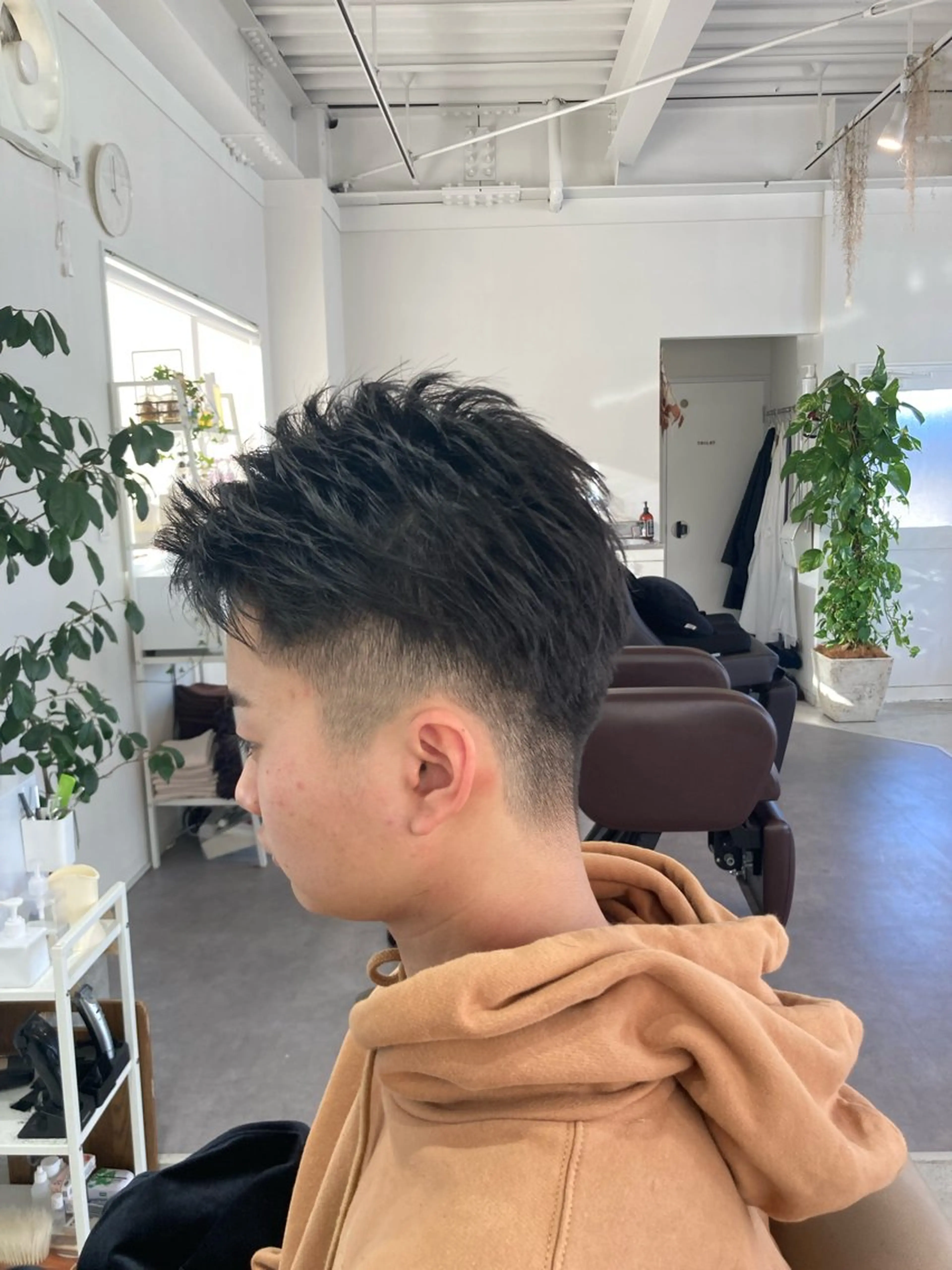 パーマ カット パーマ 丹下 鐘太郎のヘアスタイル