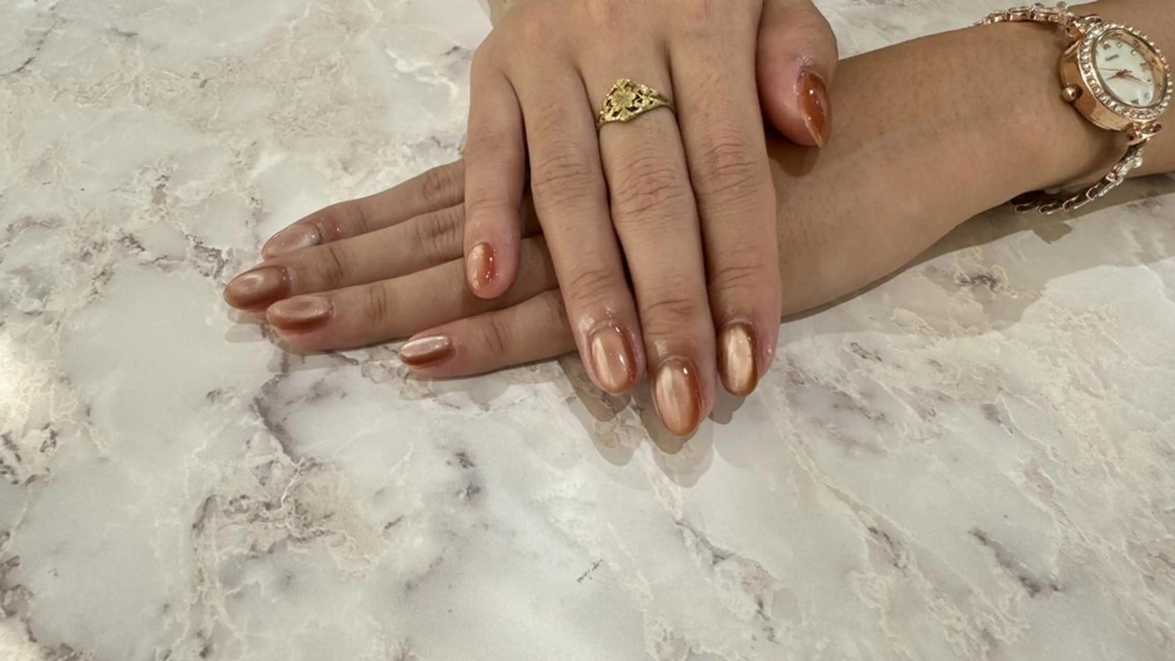 ネイル シンプルネイル ハンドネイル Nail Salon Lindaのネイルデザイン