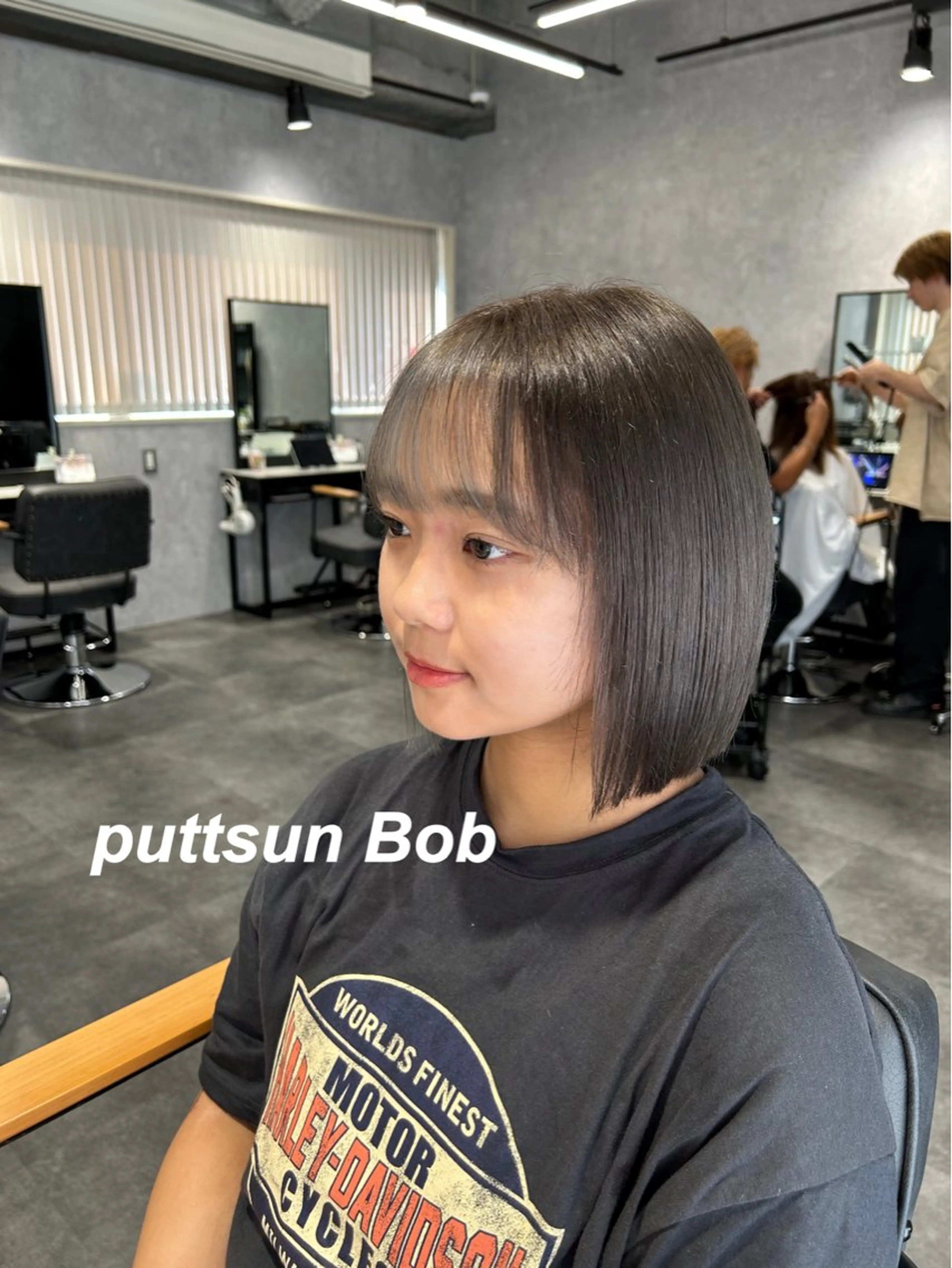 ショート ボブ カット ヘアカラー プルエクステ/インナ ーカラー🦊はるなのヘアスタイル