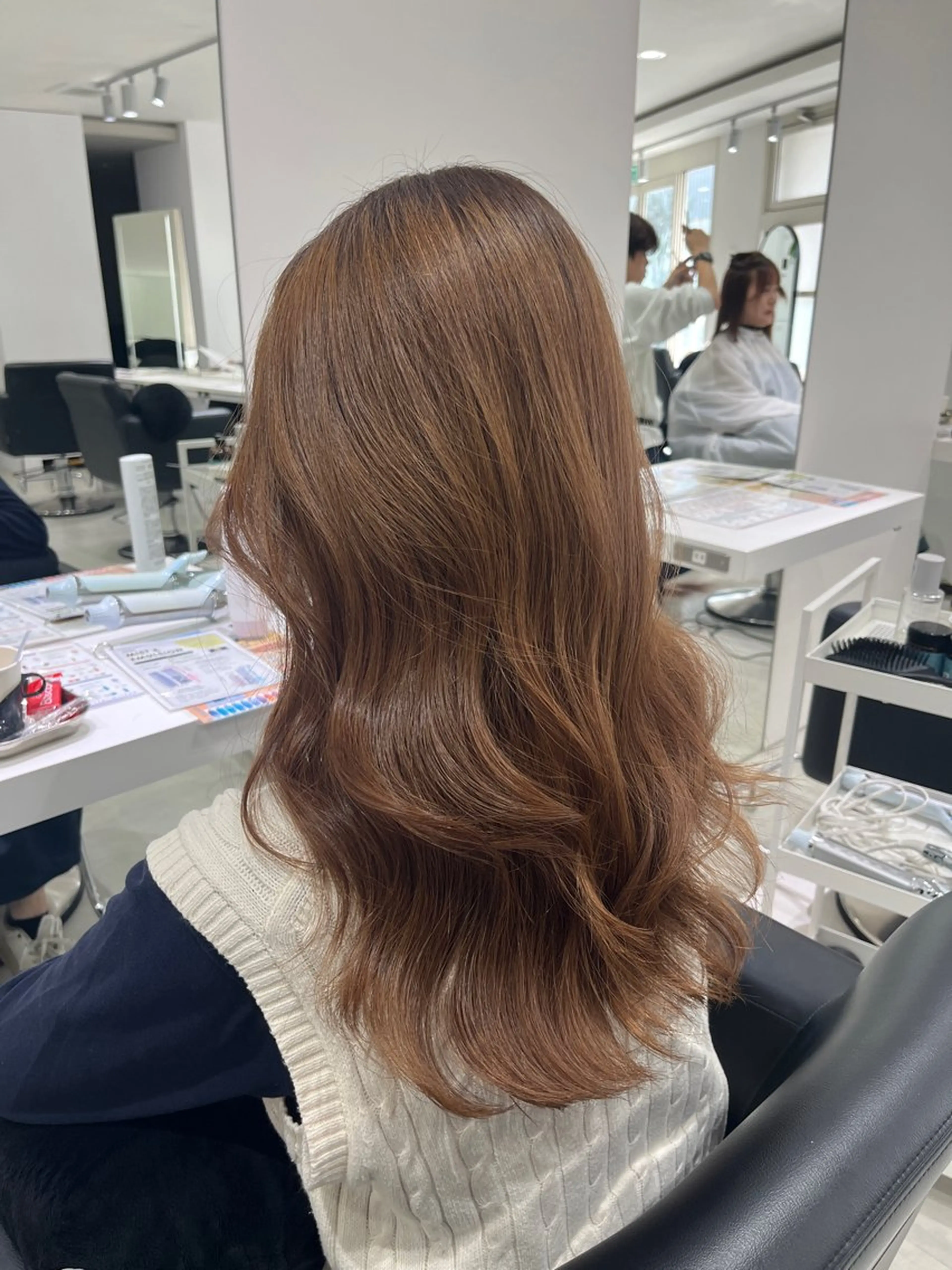 ロング カラー ベージュ/ブラウン/ aya🦙🩰‎🌿のヘアスタイル