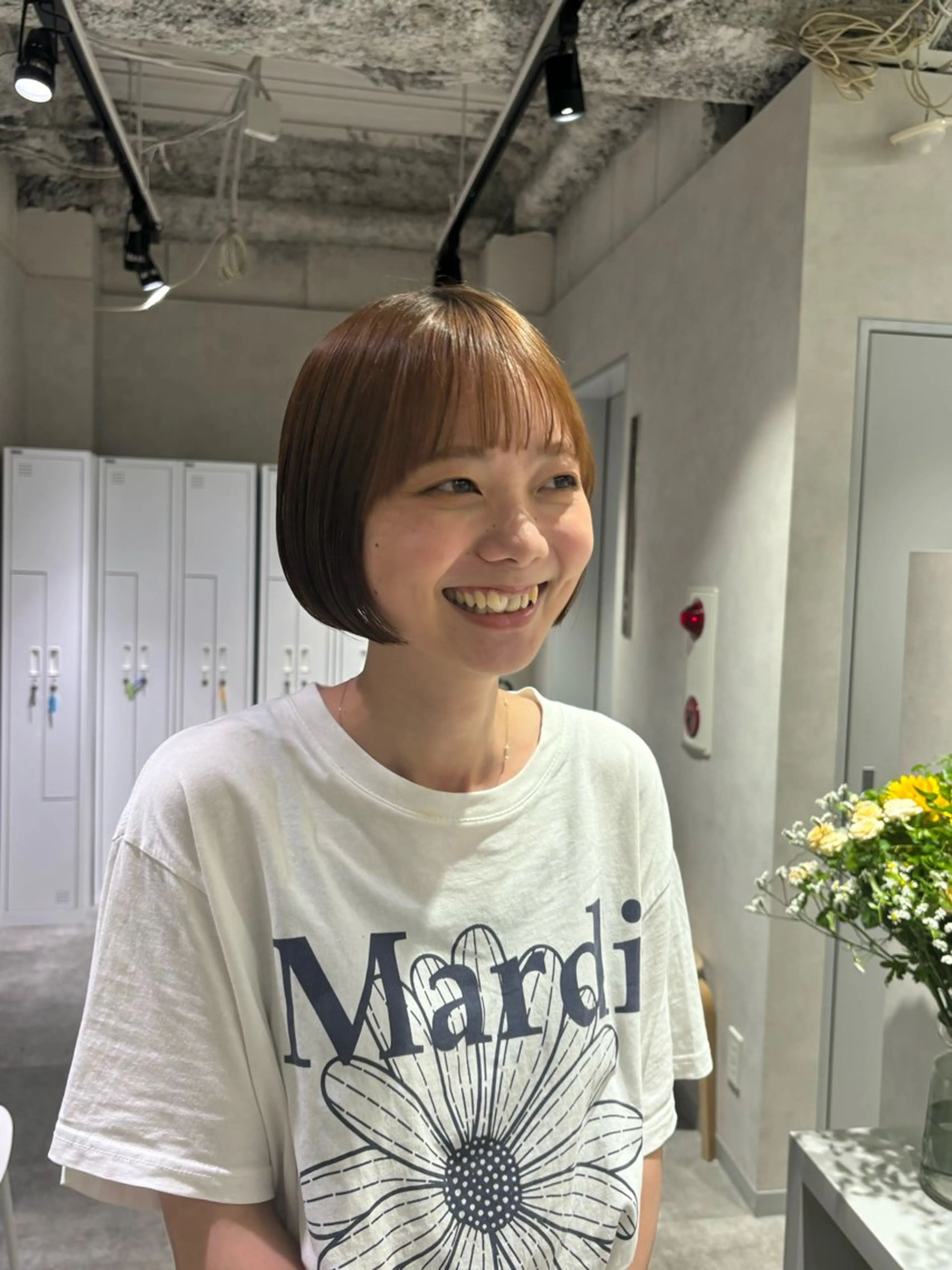 ショート ボブ Mai🍀西梅田 メンズカットモデルのヘアスタイル