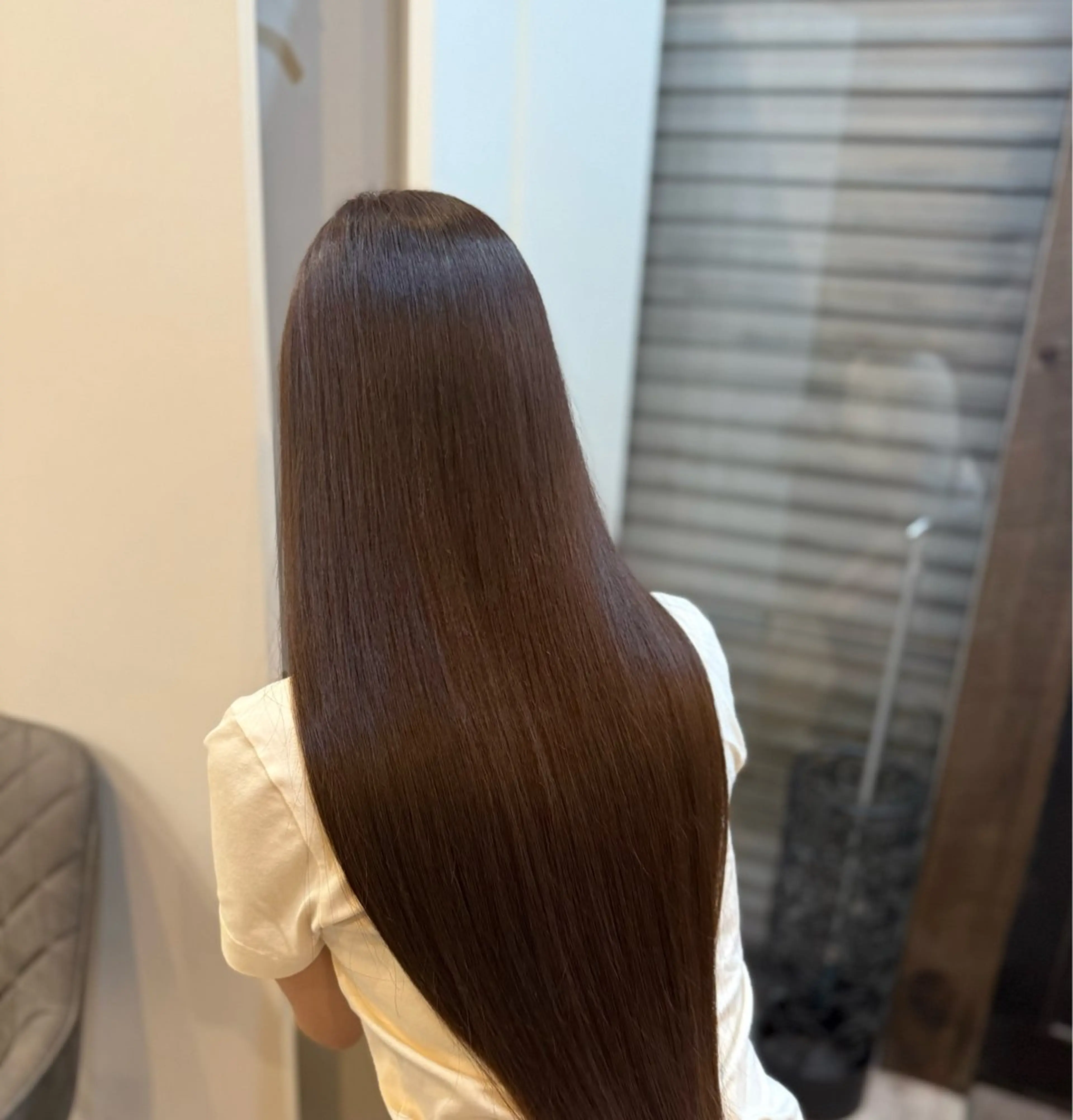 ロング ヘアカラー トリートメント 三原 つばさのヘアスタイル