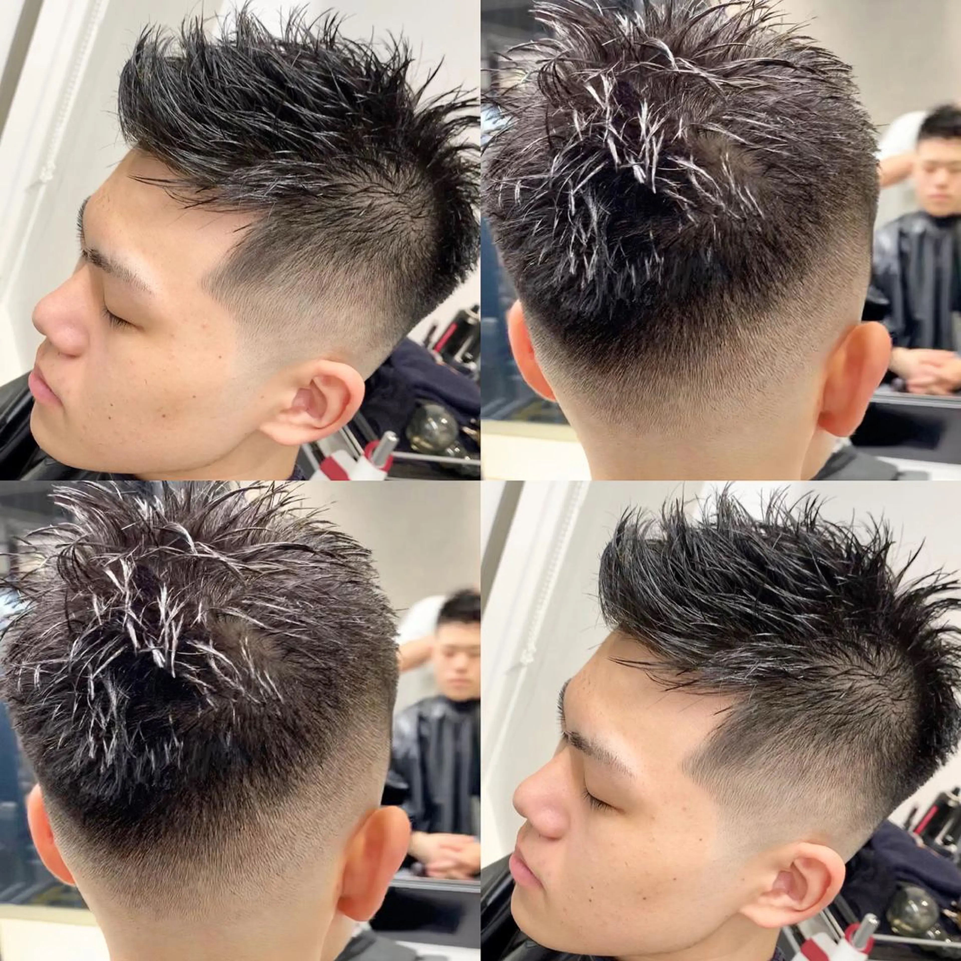 ショート メンズ トリートメント 及川シゲル 髪質改善講師のヘアスタイル