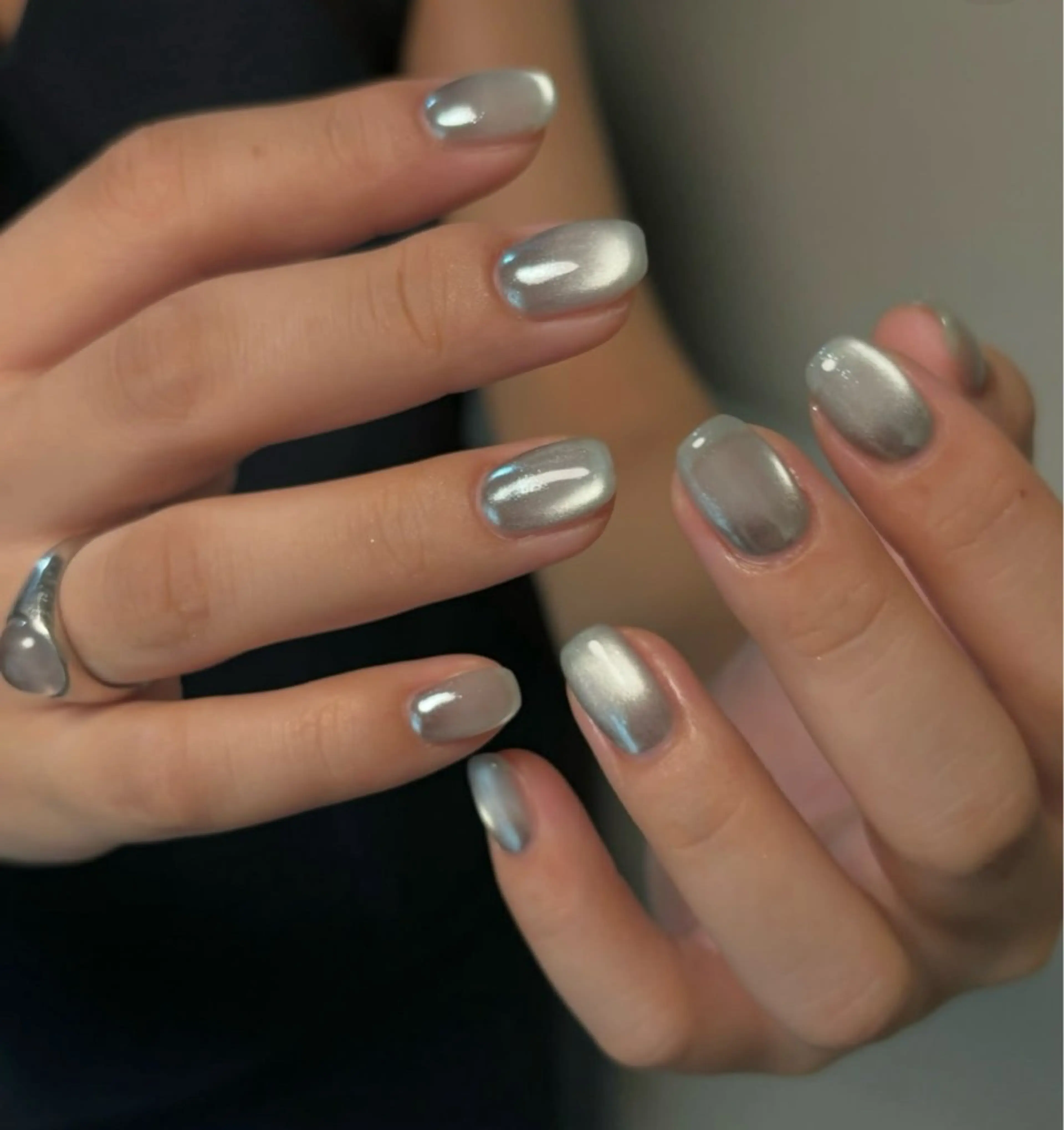 ネイル 韓国ネイル 持ち込み ニュアンスネイル ネイルチップ ハンドネイル TABI ANA.CHUOのネイルデザイン