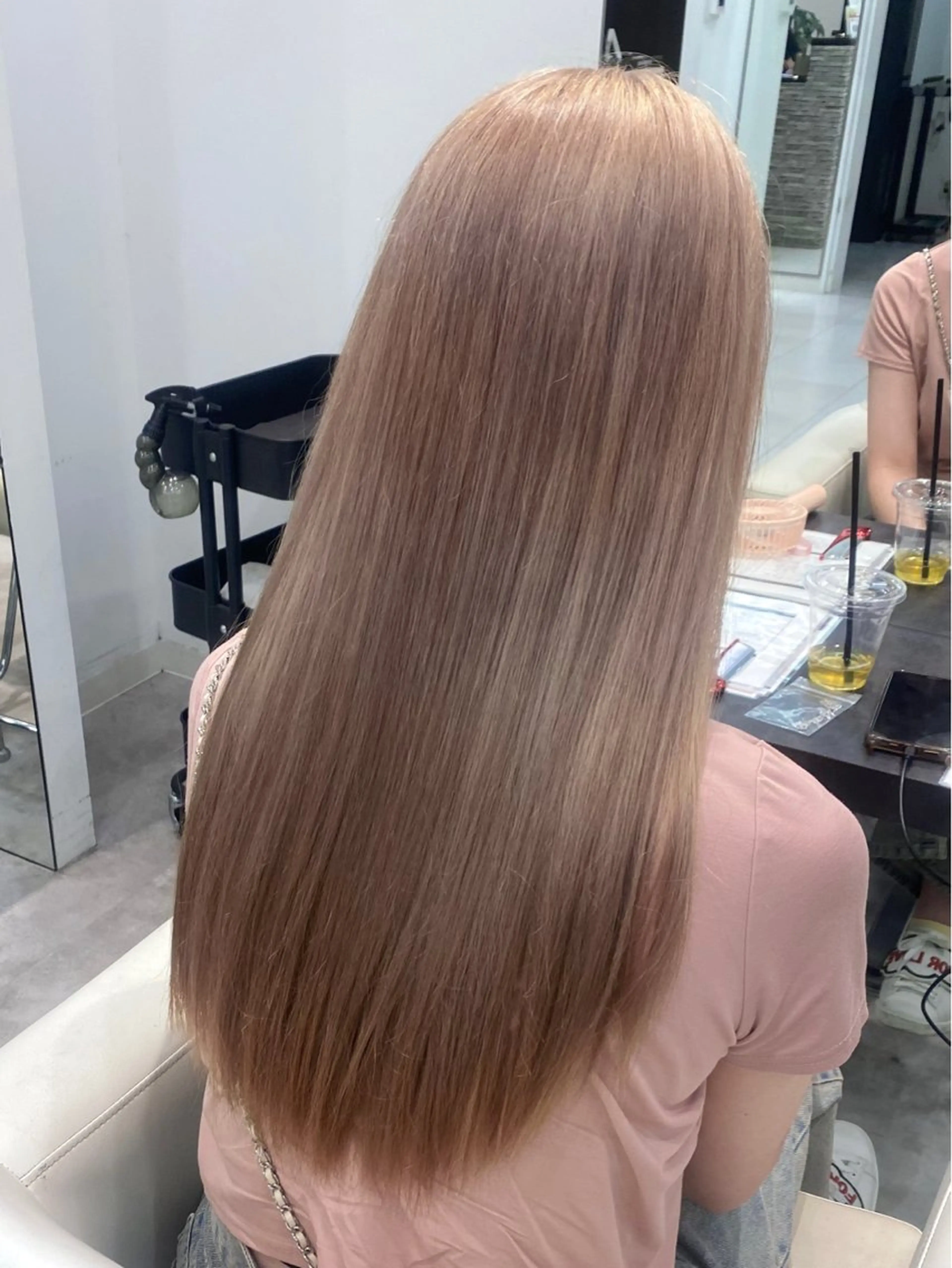 ロング カラー ヘアカラー トリートメント 透明感カラー/髪質 改善🎀suzukaのヘアスタイル