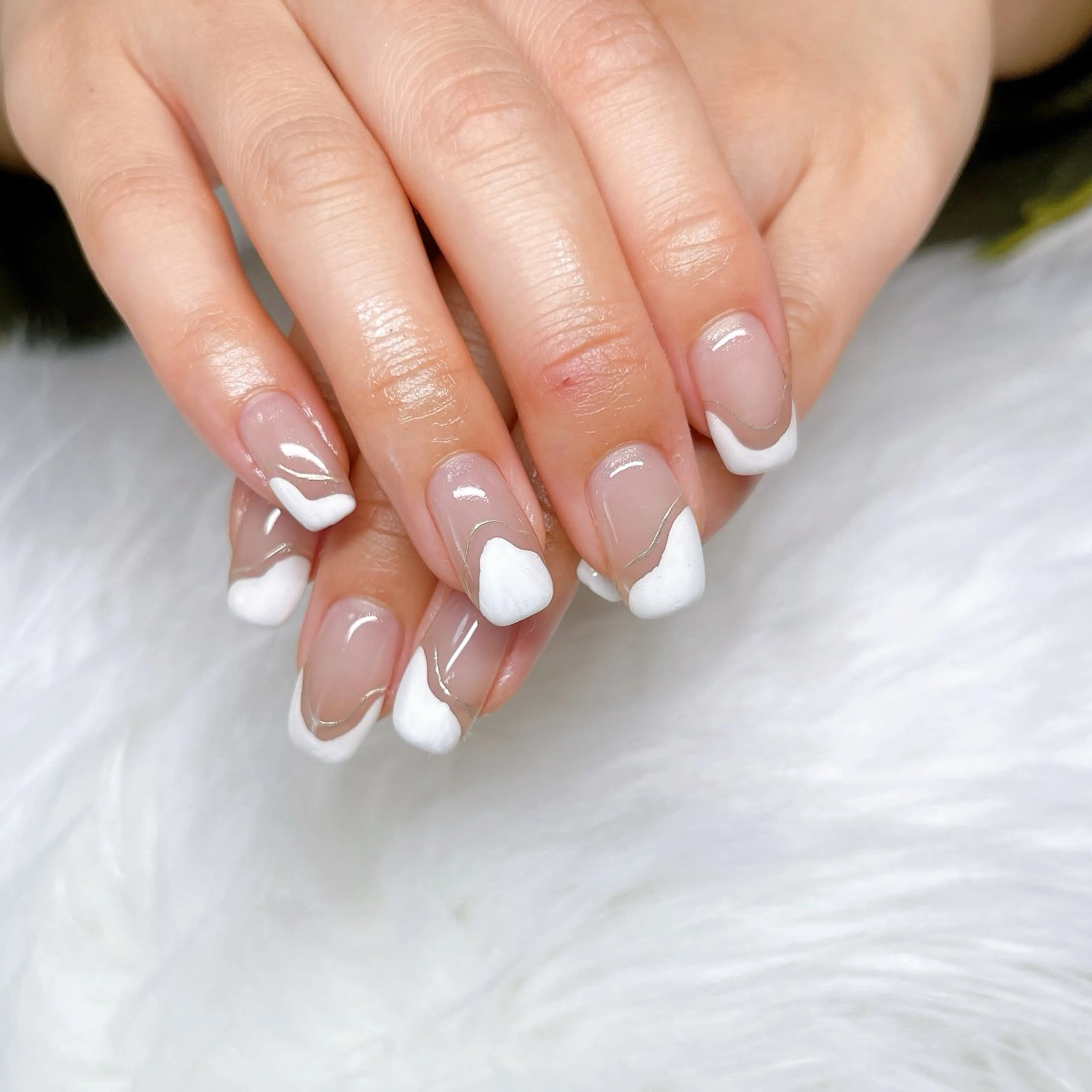 ネイル ニュアンスネイル ハンドネイル ハンドケア ネイルサロン Cherishのネイルデザイン