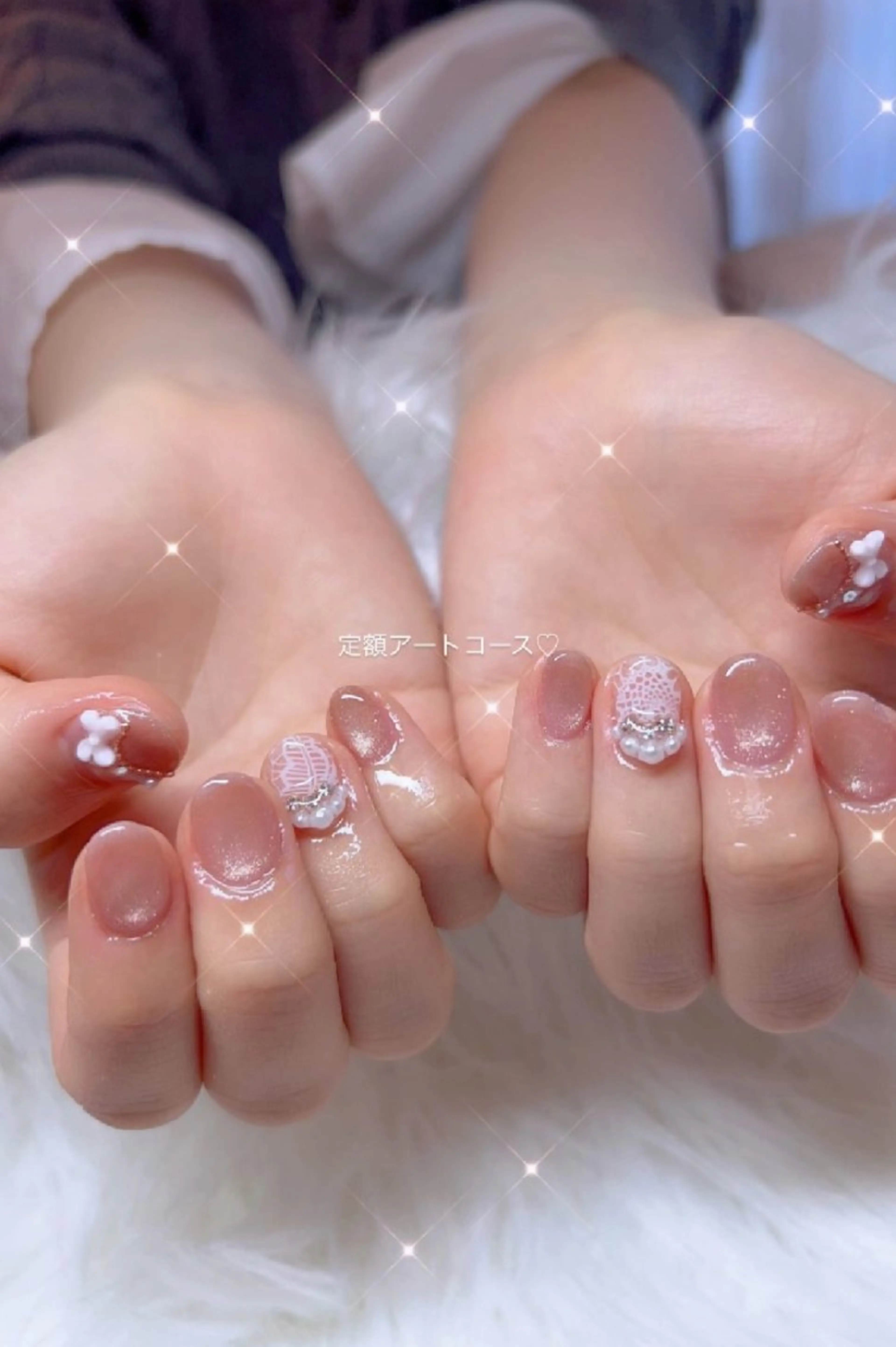 ネイル 長さ出し ジェルネイル パラジェル I LOVE ME NAIL.｡.:*♡のネイルデザイン