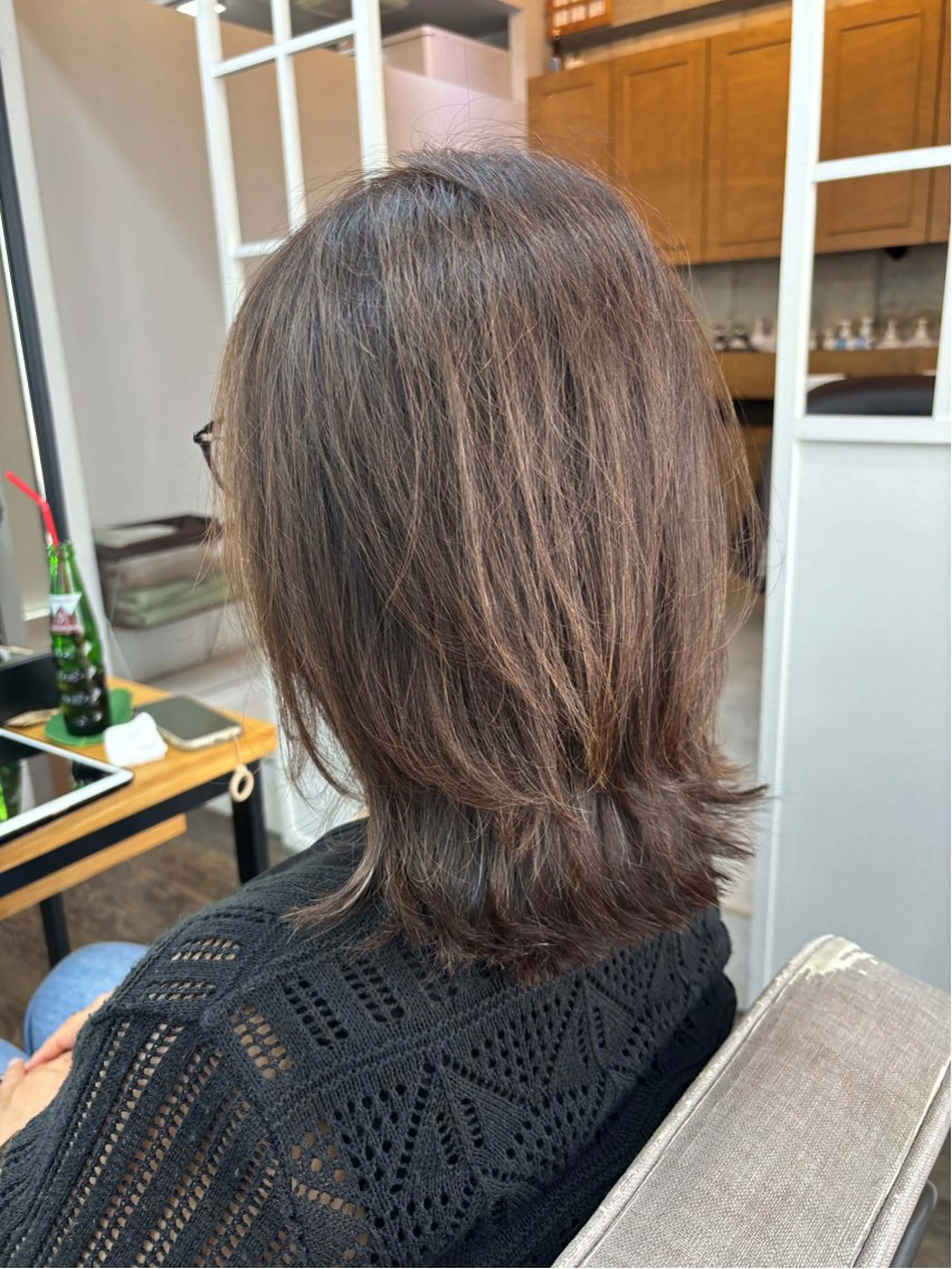 ミディアム カラー 杉山 タダスケのヘアスタイル