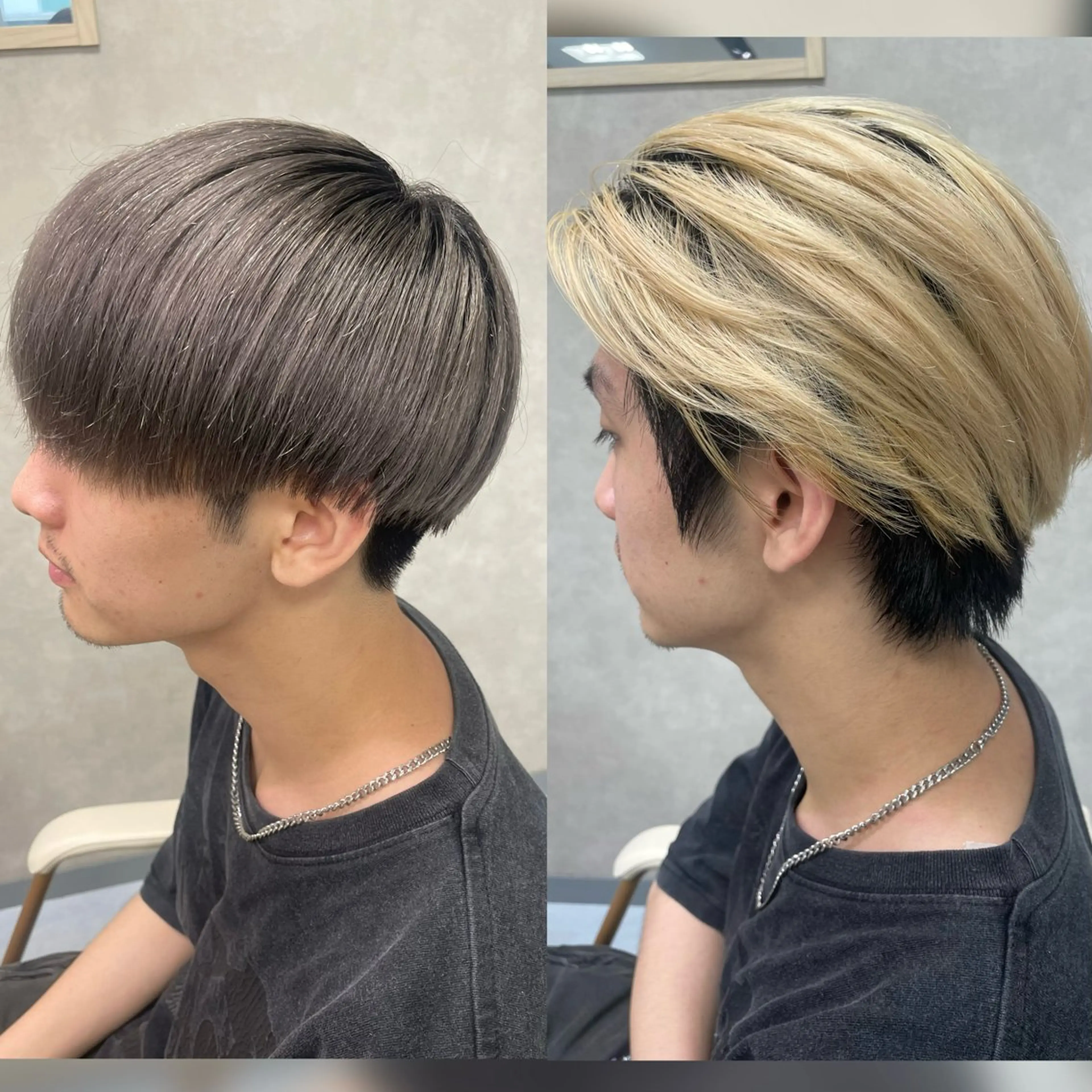 カラー メンズ ダウンパーマ特化💎 ボブ・レイヤーりなのヘアスタイル