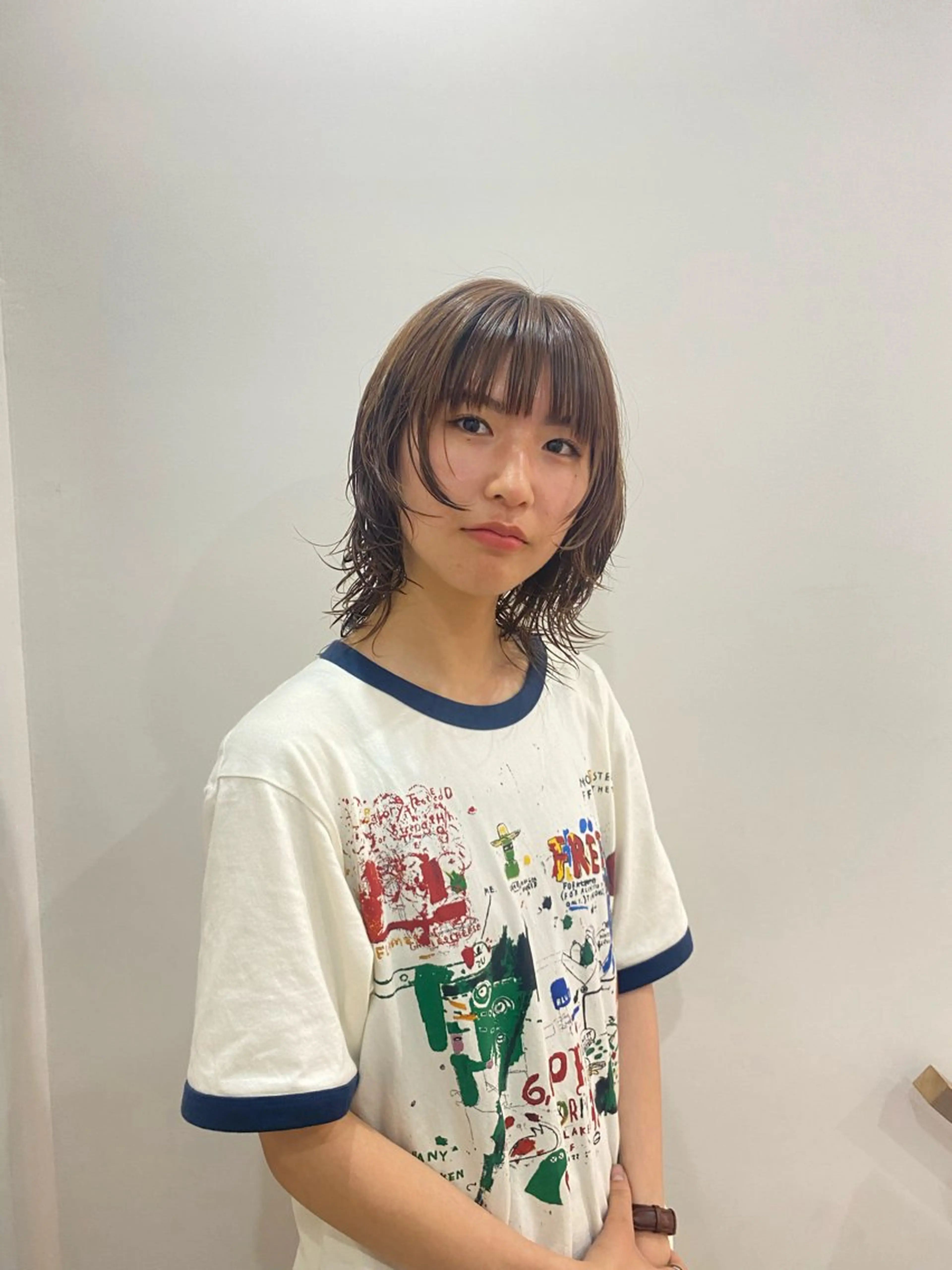 カラー 竹内 穂乃佳のヘアスタイル