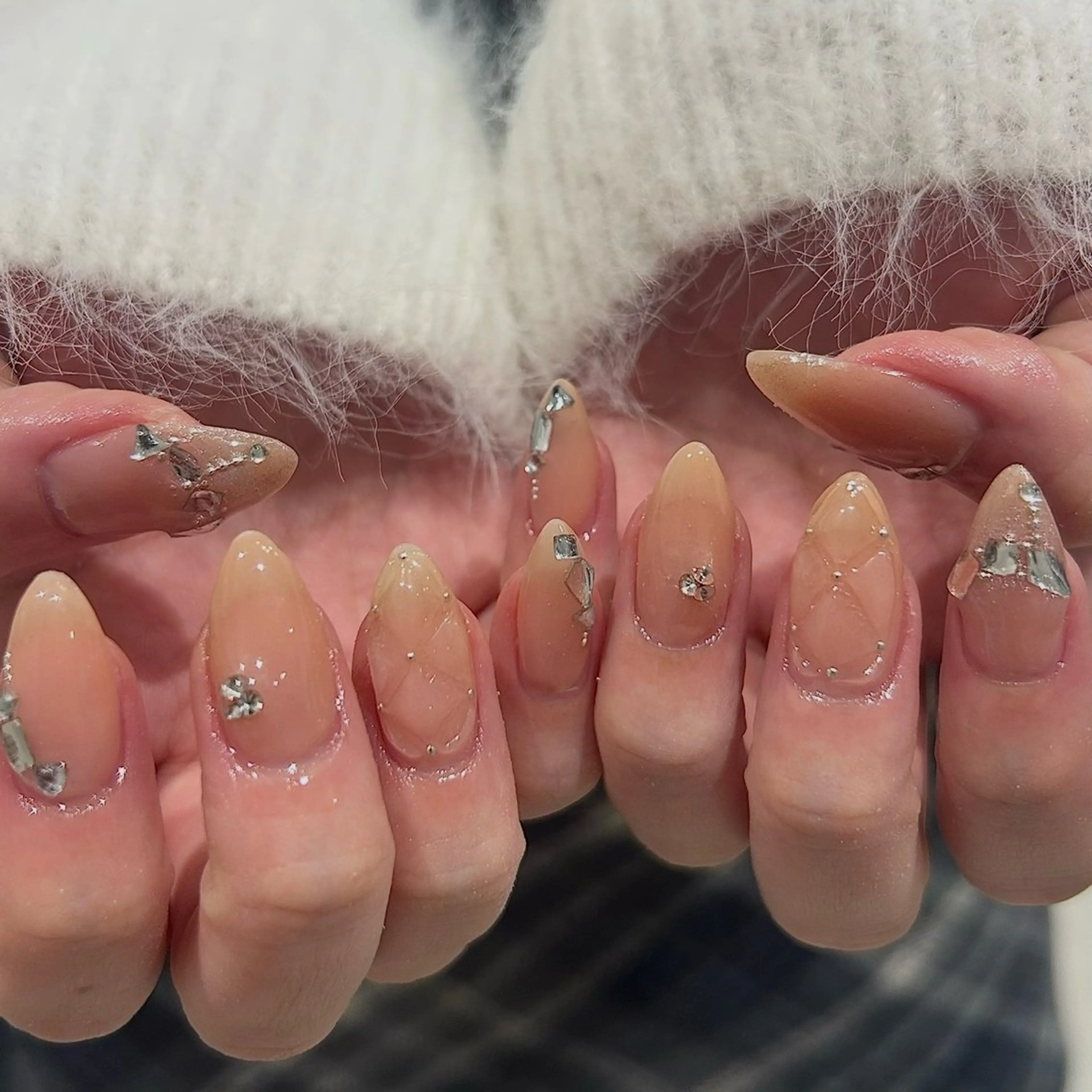 ネイル ハンドネイル honoka ガーリーネイル໒꒱のネイルデザイン