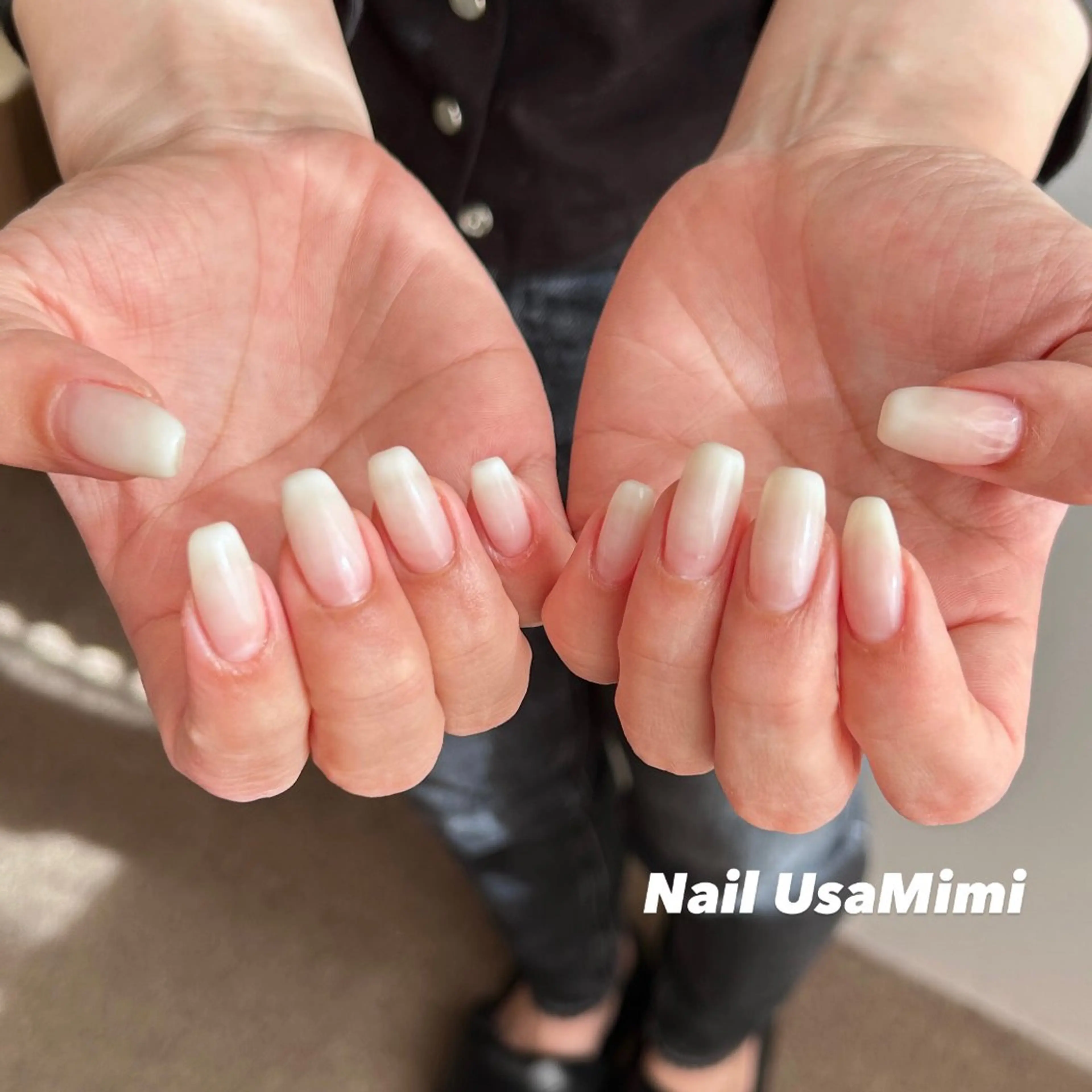 ネイル ジェルネイル マグネットネイル 持ち込み ワンカラーネイル パラジェル 本町ネイルNail UsaMimiのネイルデザイン