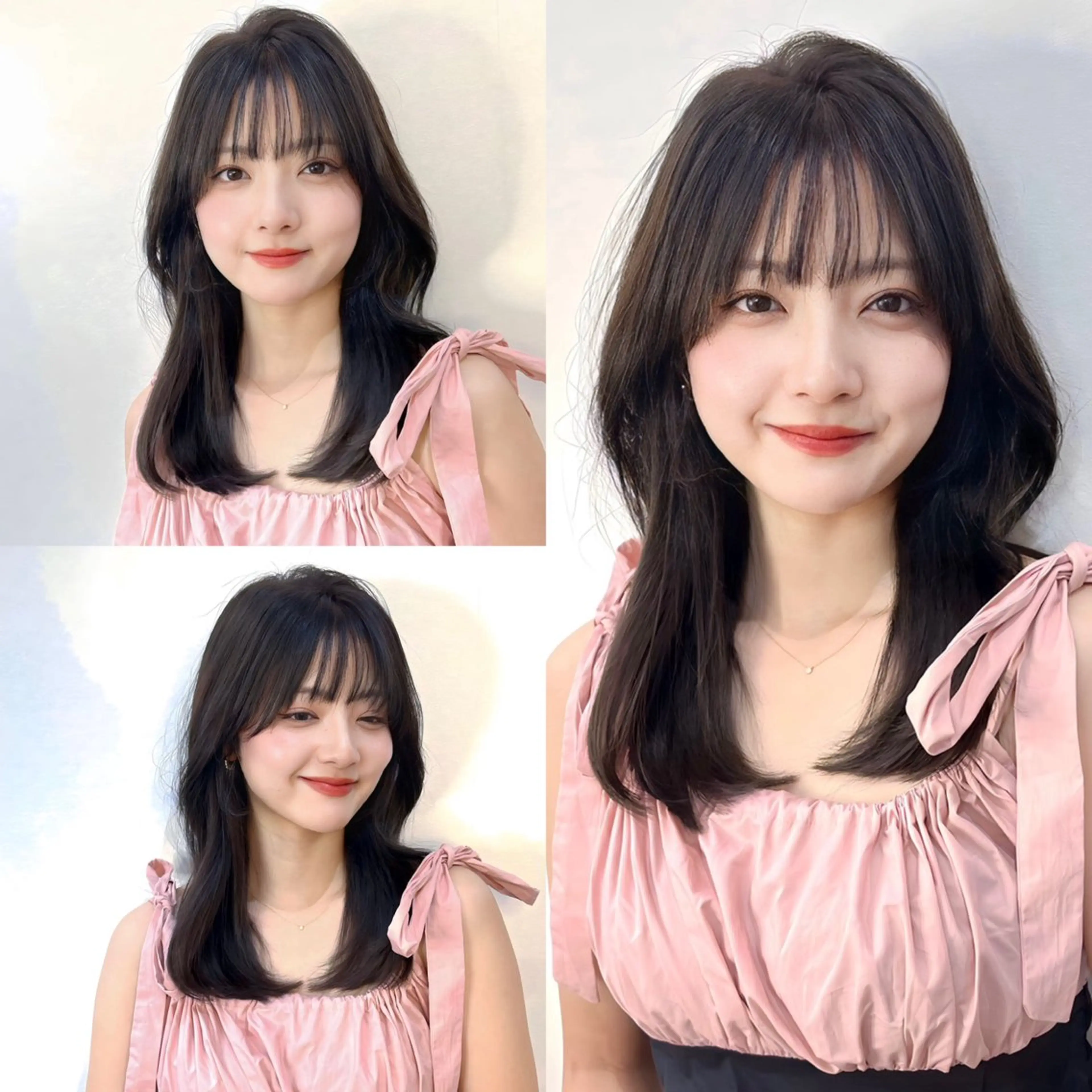 ロング カラー ヘアアレンジ 顔周りカット 韓国風ヘア 似合わせカット ヘアカラー トリートメント ヘアセット 顔まわり職人🇰🇷 韓国ヘア/KAITOのヘアスタイル