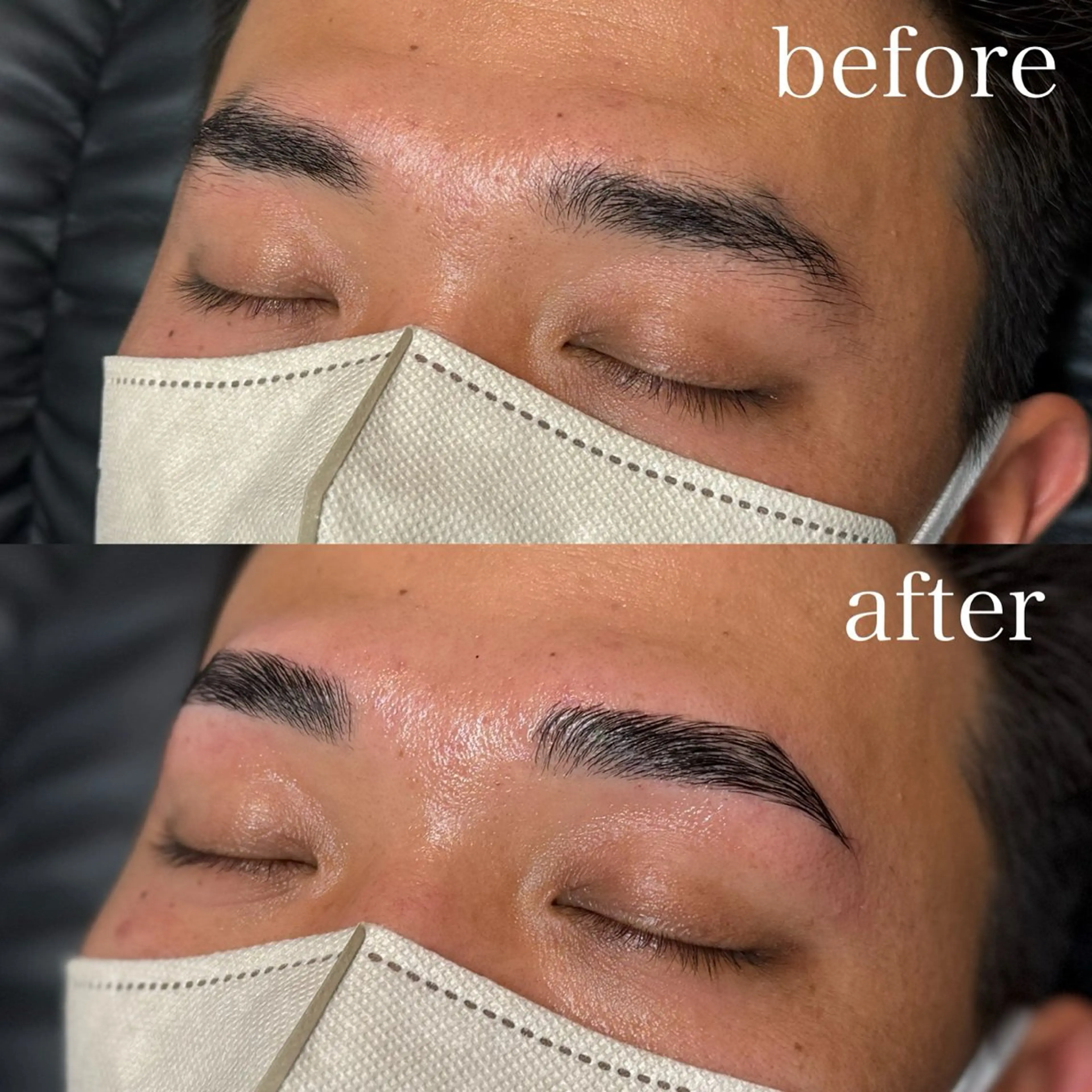 メンズ アイブロウ メンズパーマ メンズアイブロウ MIHO ミホの眉毛・アイブロウイメージ