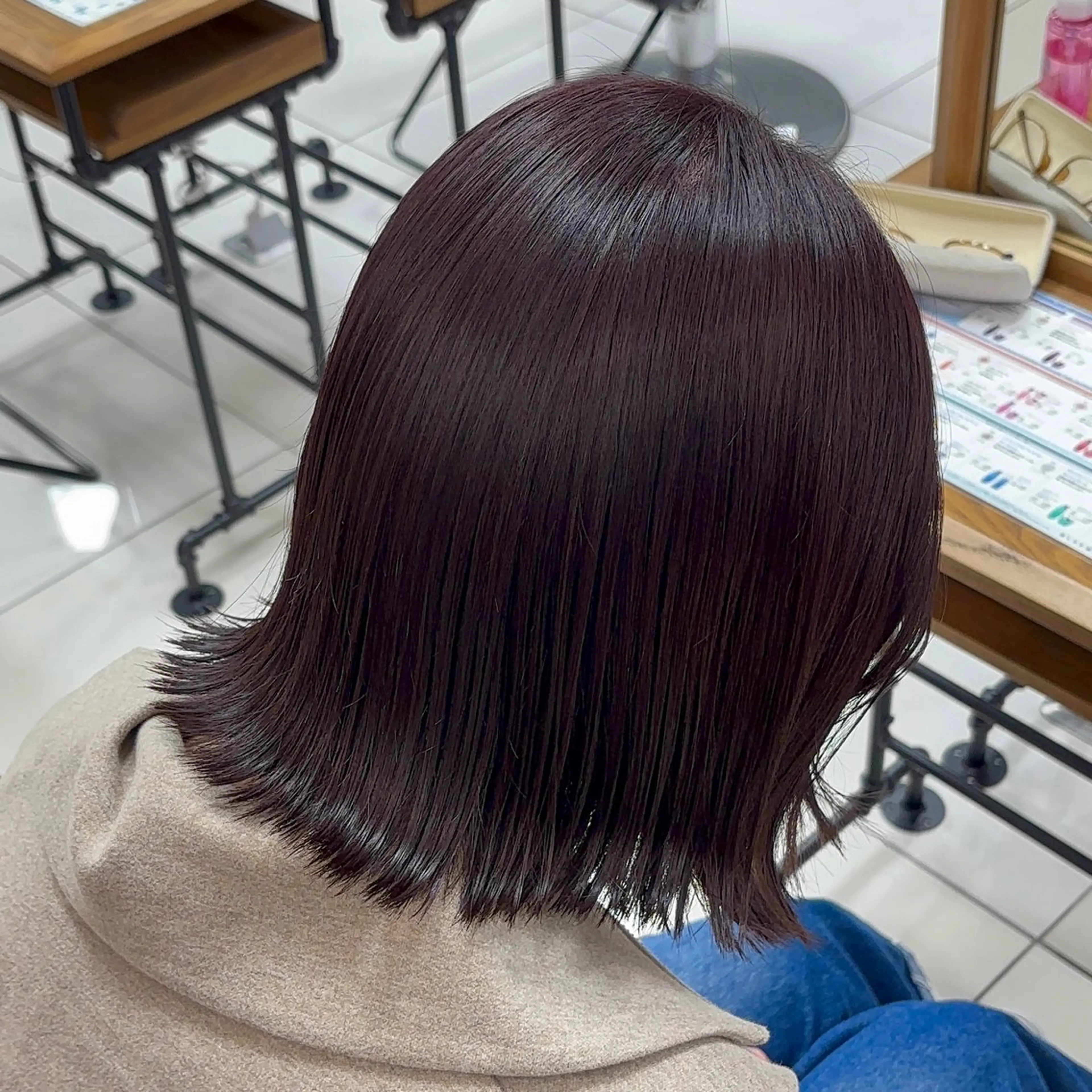 カラー ブラウンカラー ピンクカラー ヘアカラー ブリーチなしダブル カラー/暖色/麻咲のヘアスタイル