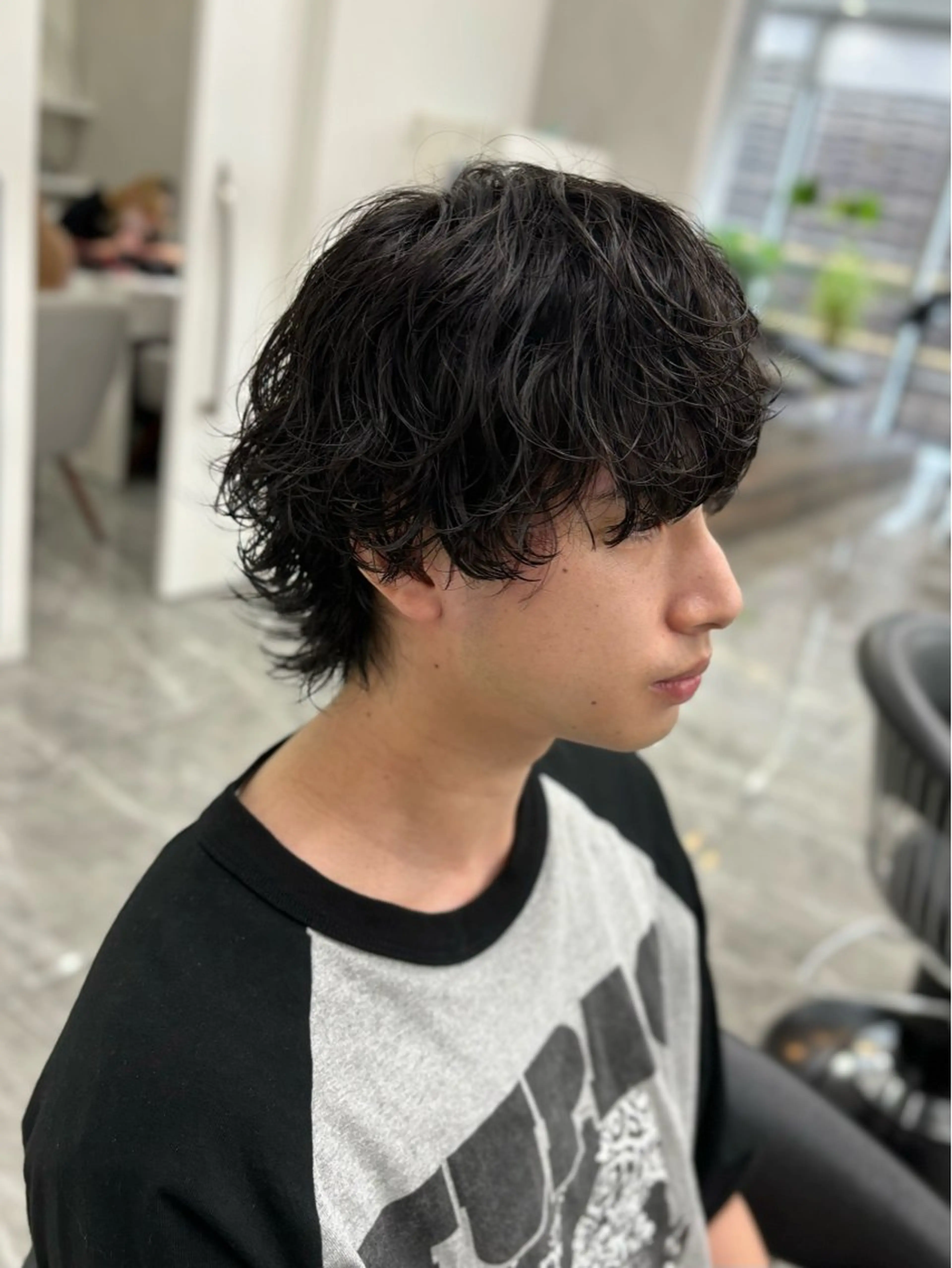 パーマ メンズ カット パーマ 🍐シャドウパーマ メンズ特化/守岡🍐のヘアスタイル