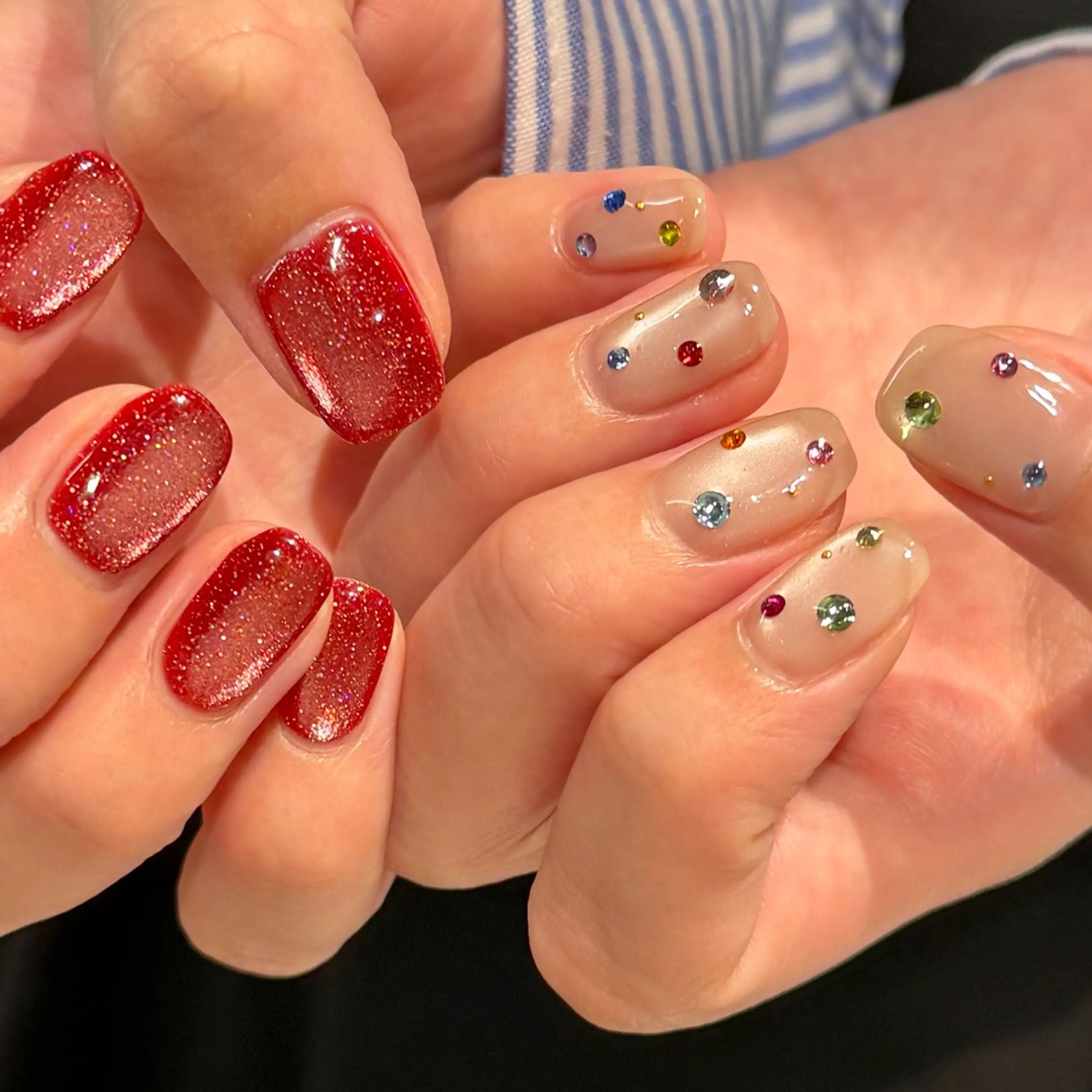 ネイル 持ち込み ハンドネイル Yuriko Omi パラジェル/渋谷のネイルデザイン