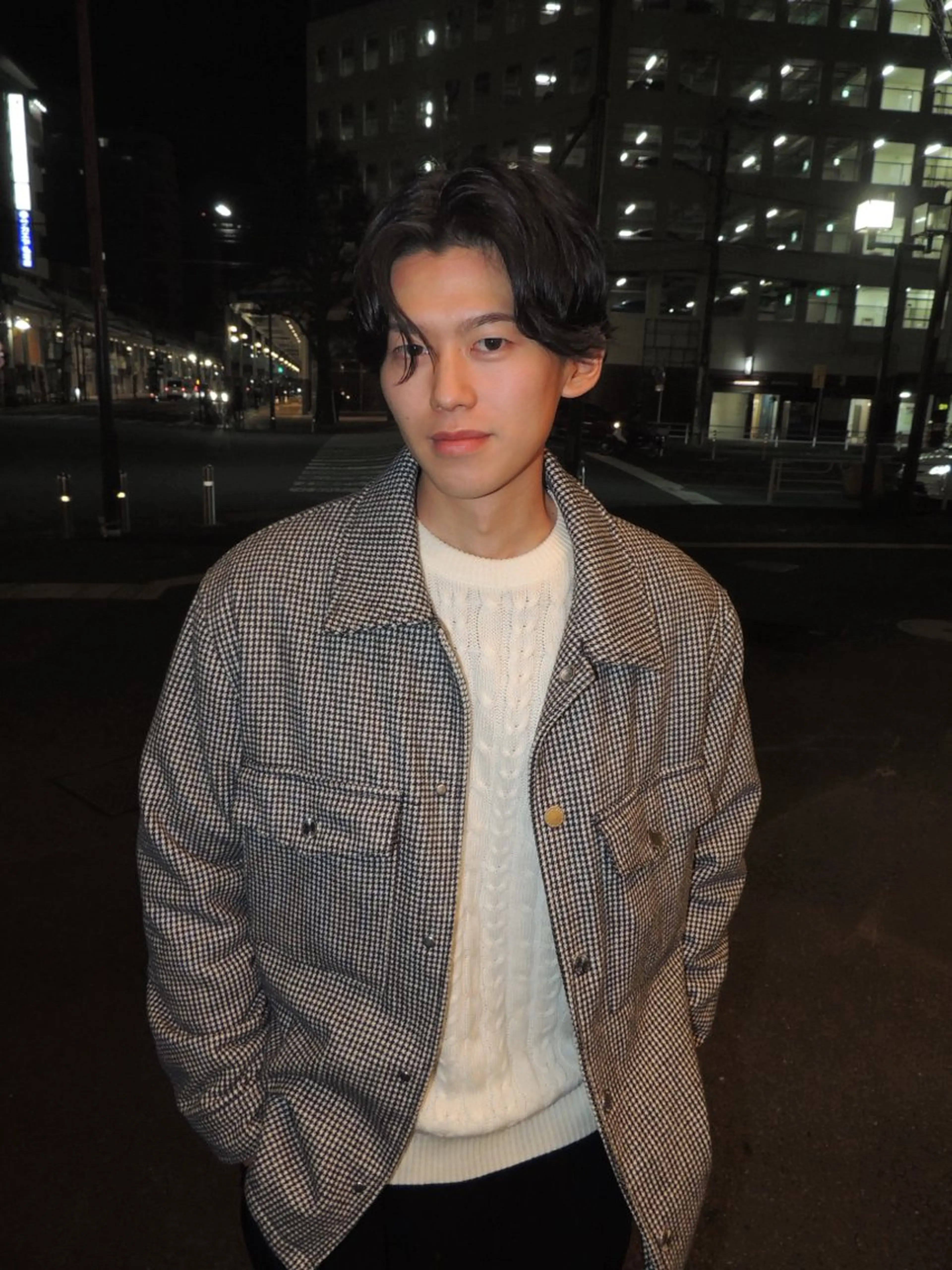 メンズ フェザーパーマ メンズパーマ パーマ noya karinのヘアスタイル