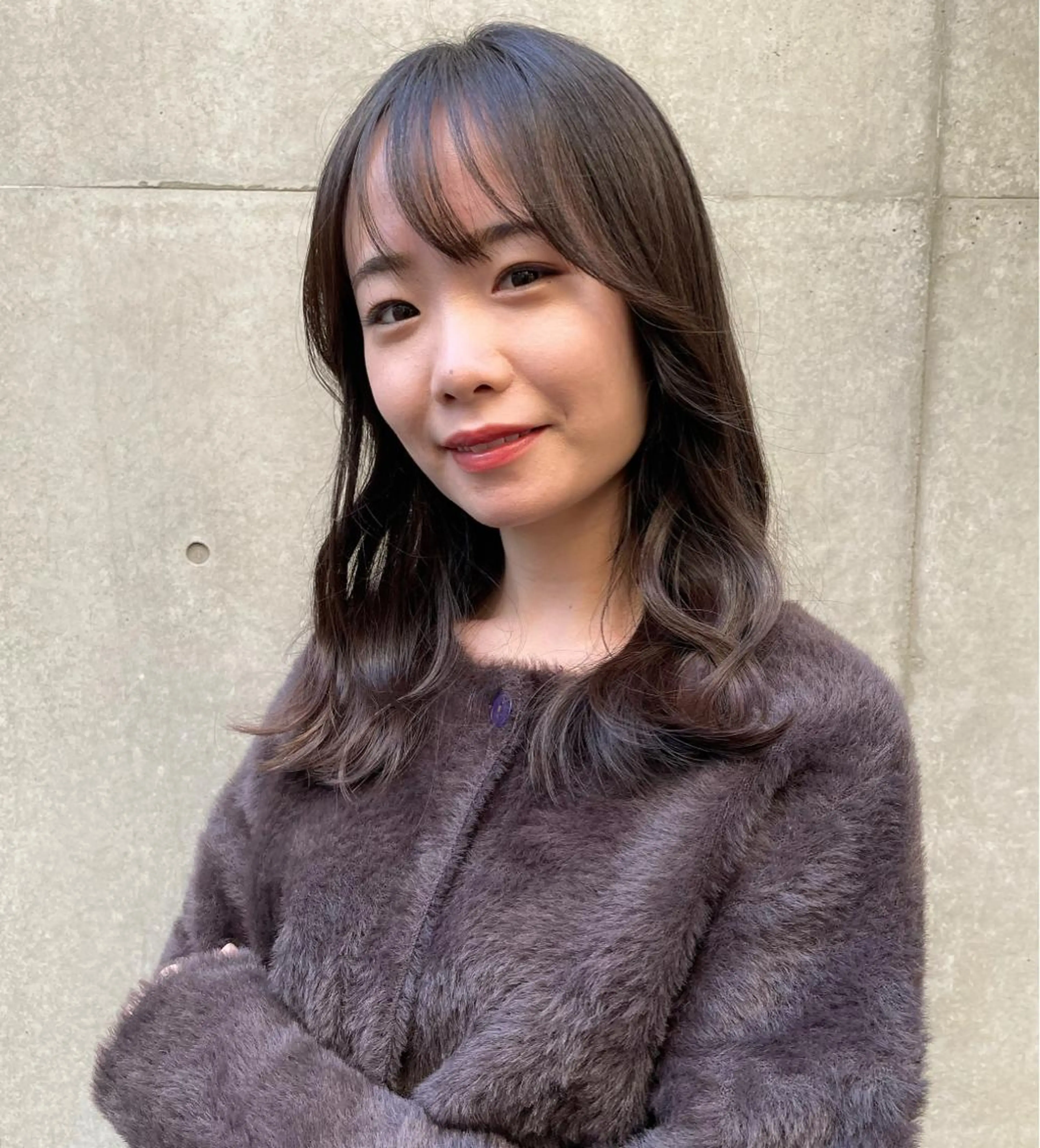 セミロング カット 縮毛矯正 トリートメント ツヤ美髪💐 髪質改善/高山愛来のヘアスタイル