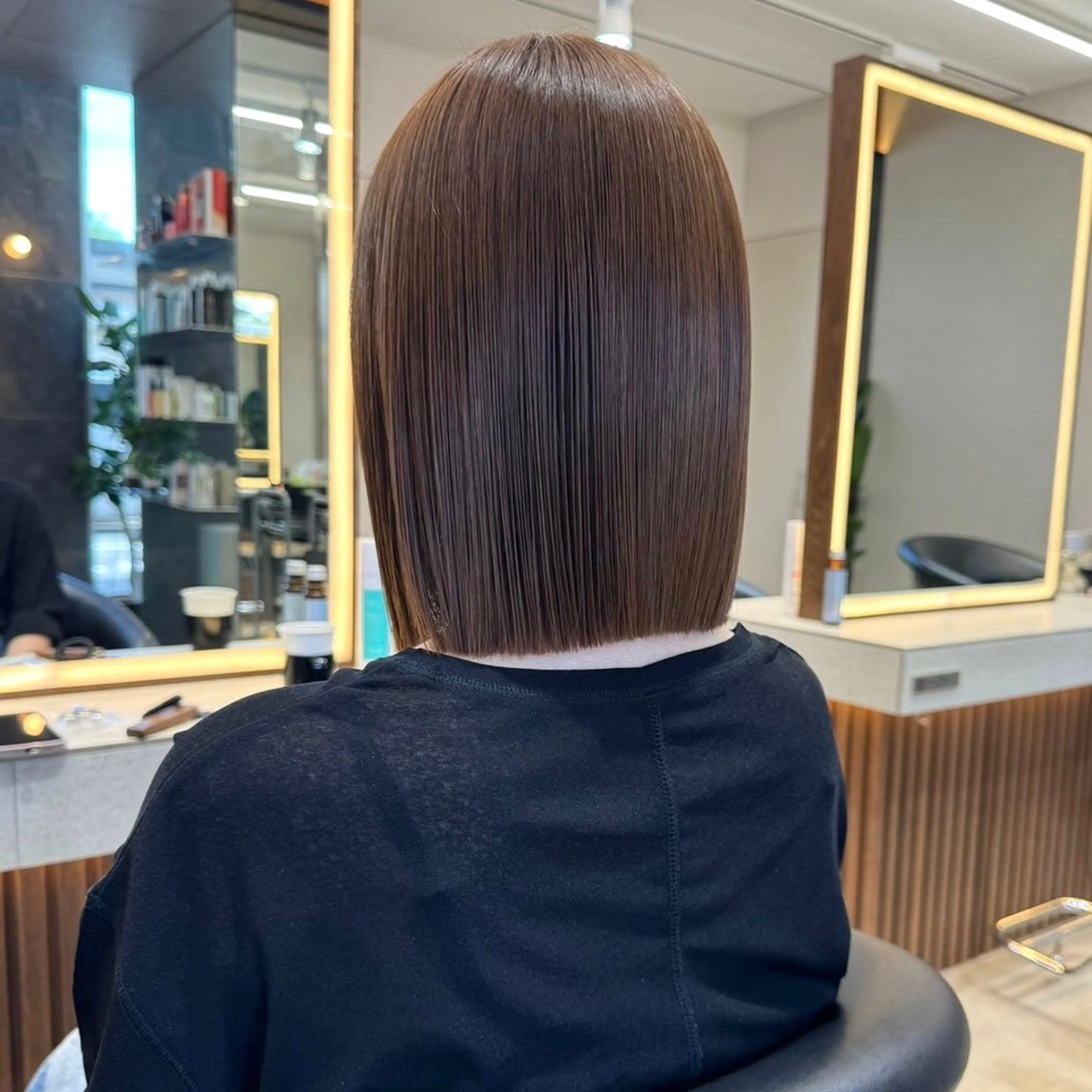 ショート カット 縮毛矯正 トリートメント 原宿/韓国ボブ /くびれボブ/優希のヘアスタイル