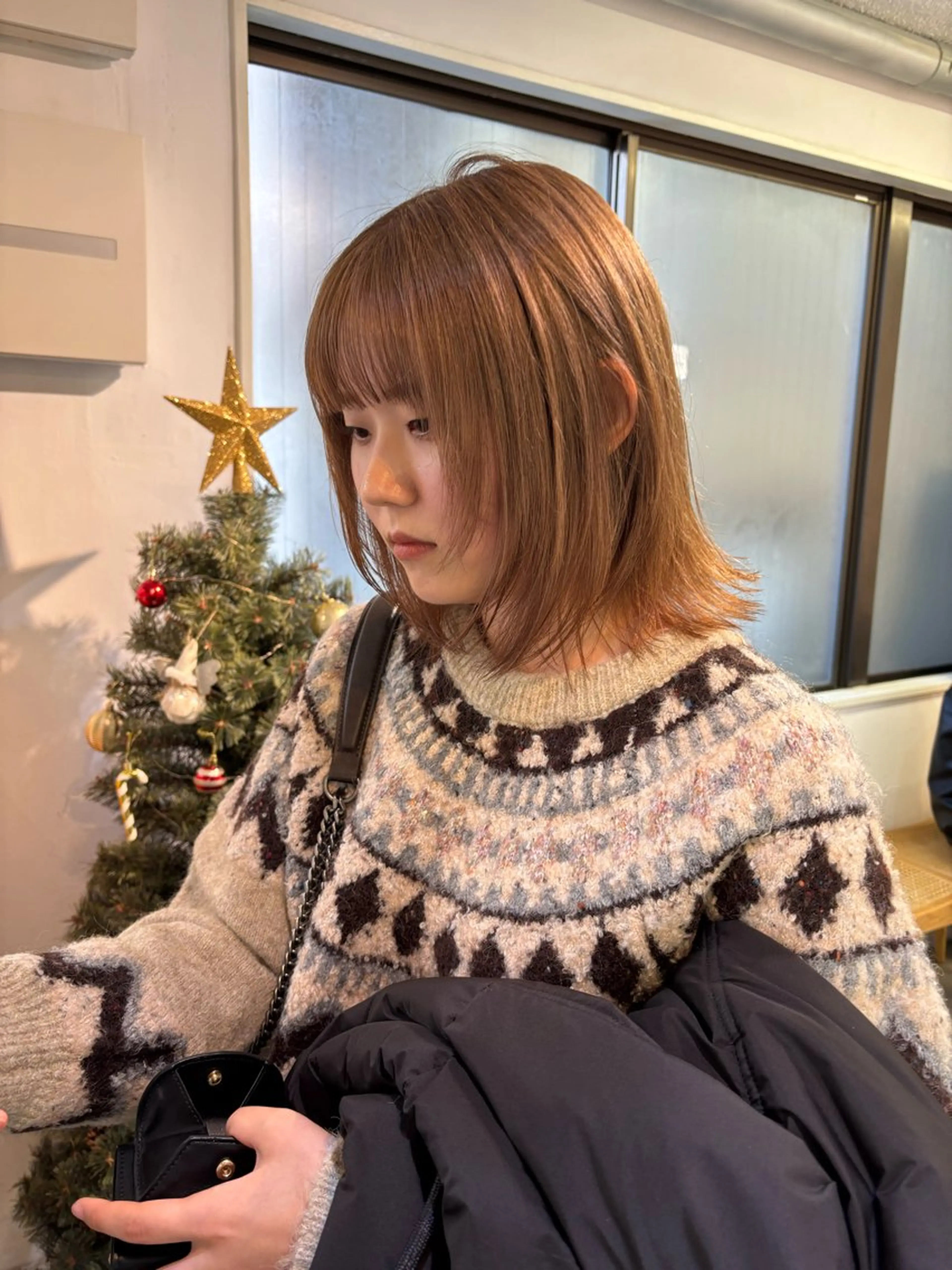 ミディアム カラー ヘアカラー sakura🌸 レイヤー/韓国ヘアのヘアスタイル