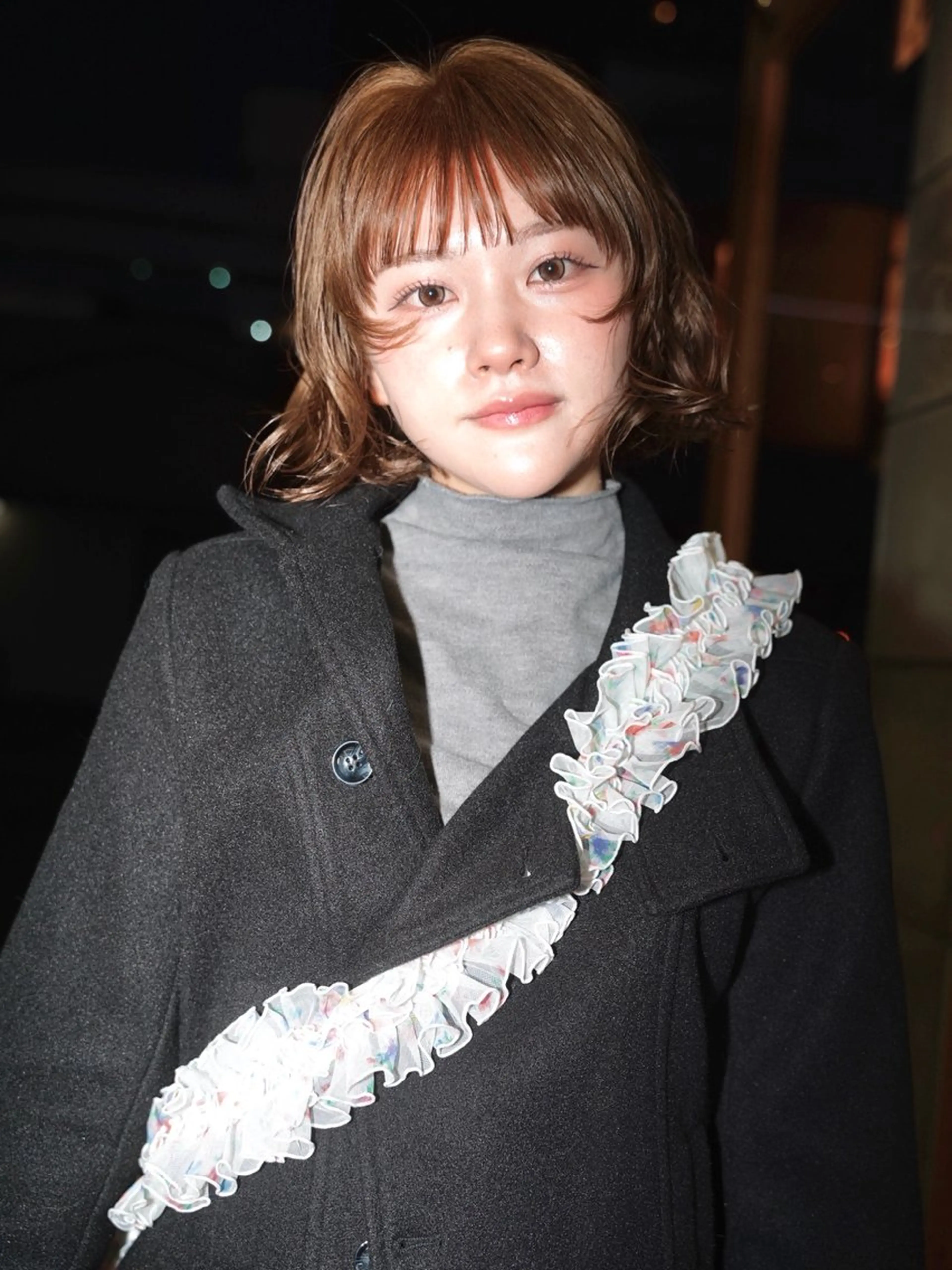 ショート カラー ブラウンカラー 透明感カラー 顔まわりレイヤー レイヤーカット カット ヘアカラー トリートメント Kaito🐶/ デザイン/レイヤーのヘアスタイル