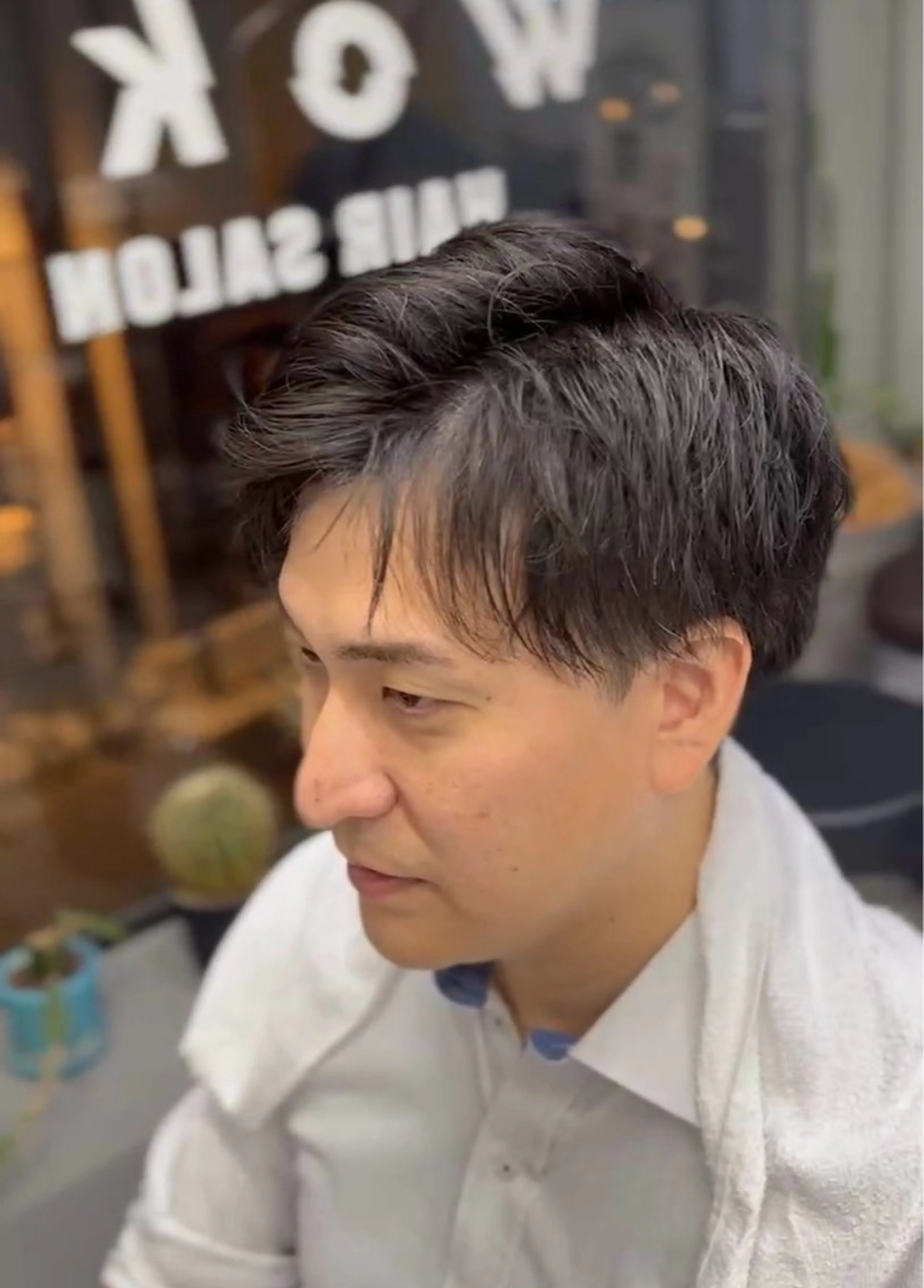 ショート パーマ メンズ メンズ専門サロン wokeのヘアスタイル