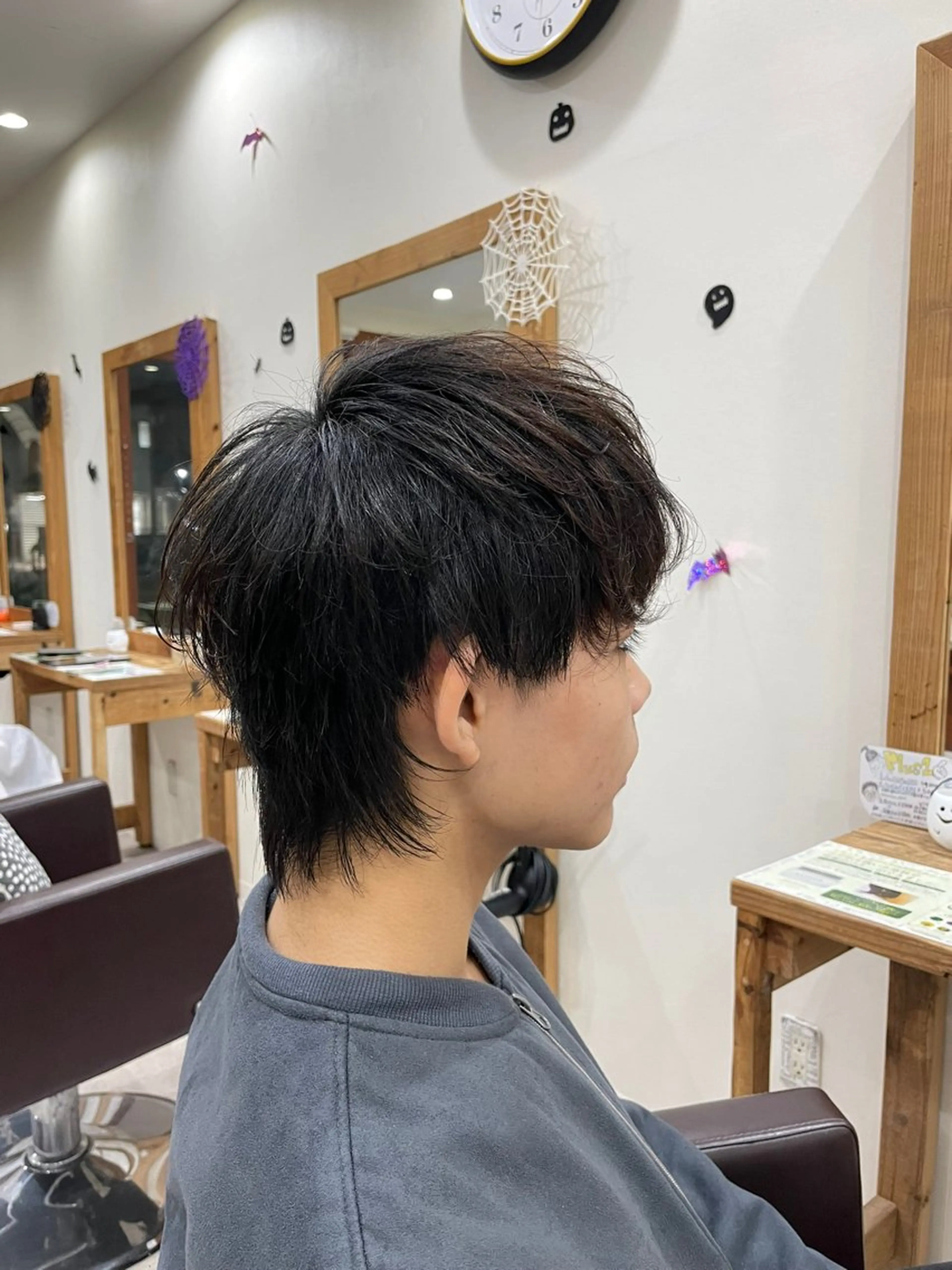 メンズ メンズパーマ メンズウルフカット ウルフカット ゆうと/ショート /ショートボブ/ボブのヘアスタイル