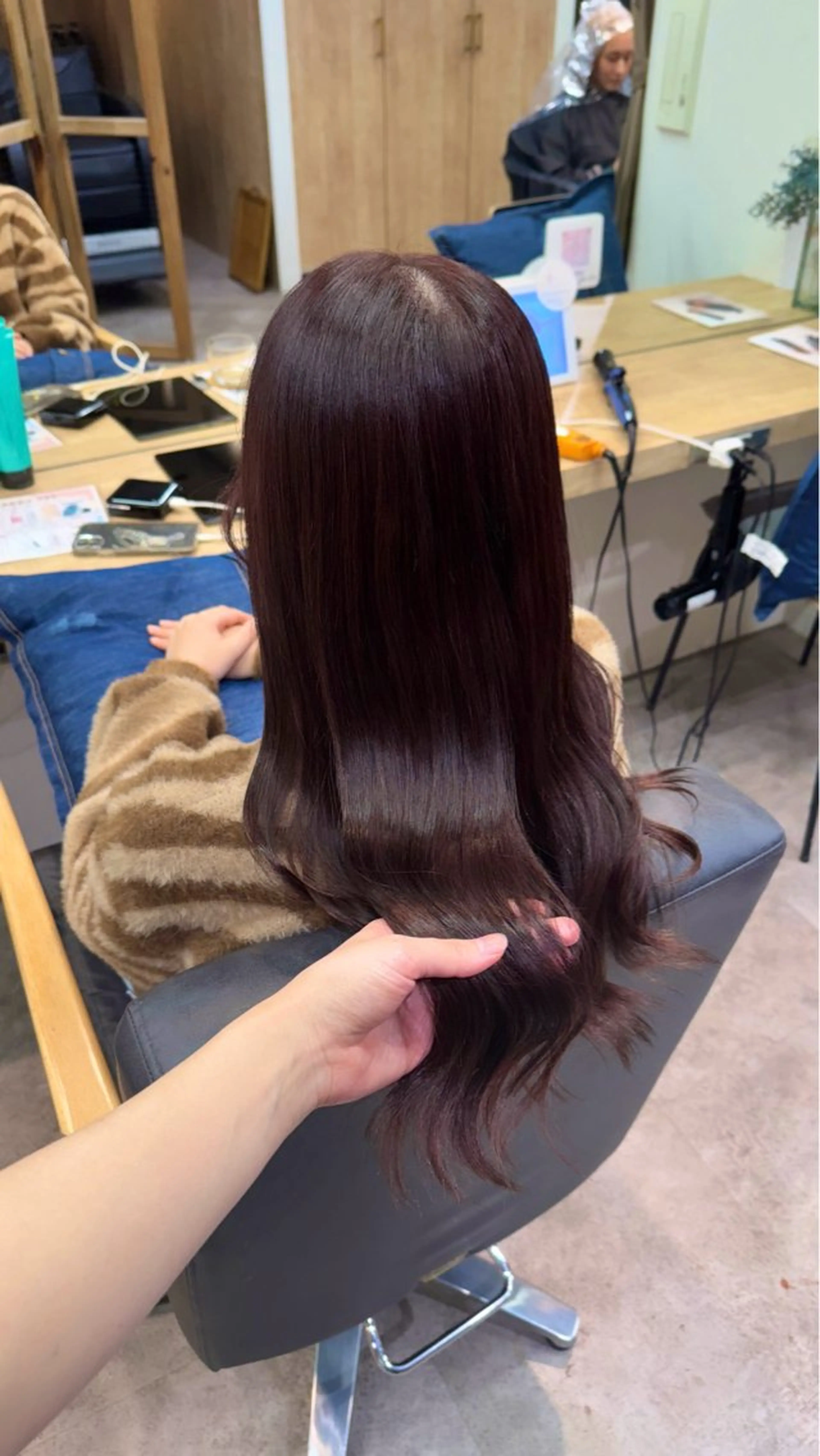 ロング カラー 縮毛矯正/エクステ ヘアアレンジ/ひふみのヘアスタイル