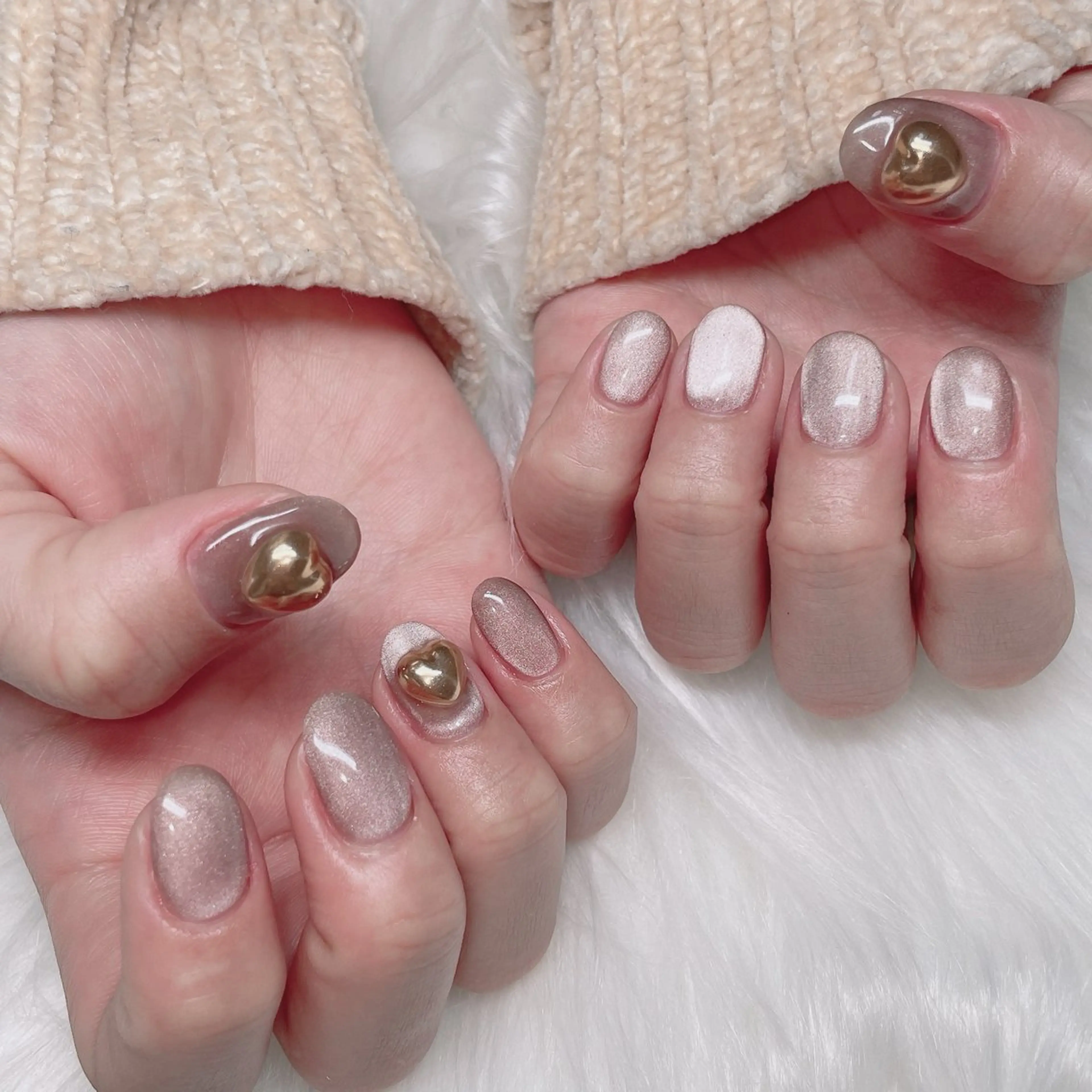 ネイル マグネットネイル ハンドネイル Jeremy ♡ HARUKAのネイルデザイン