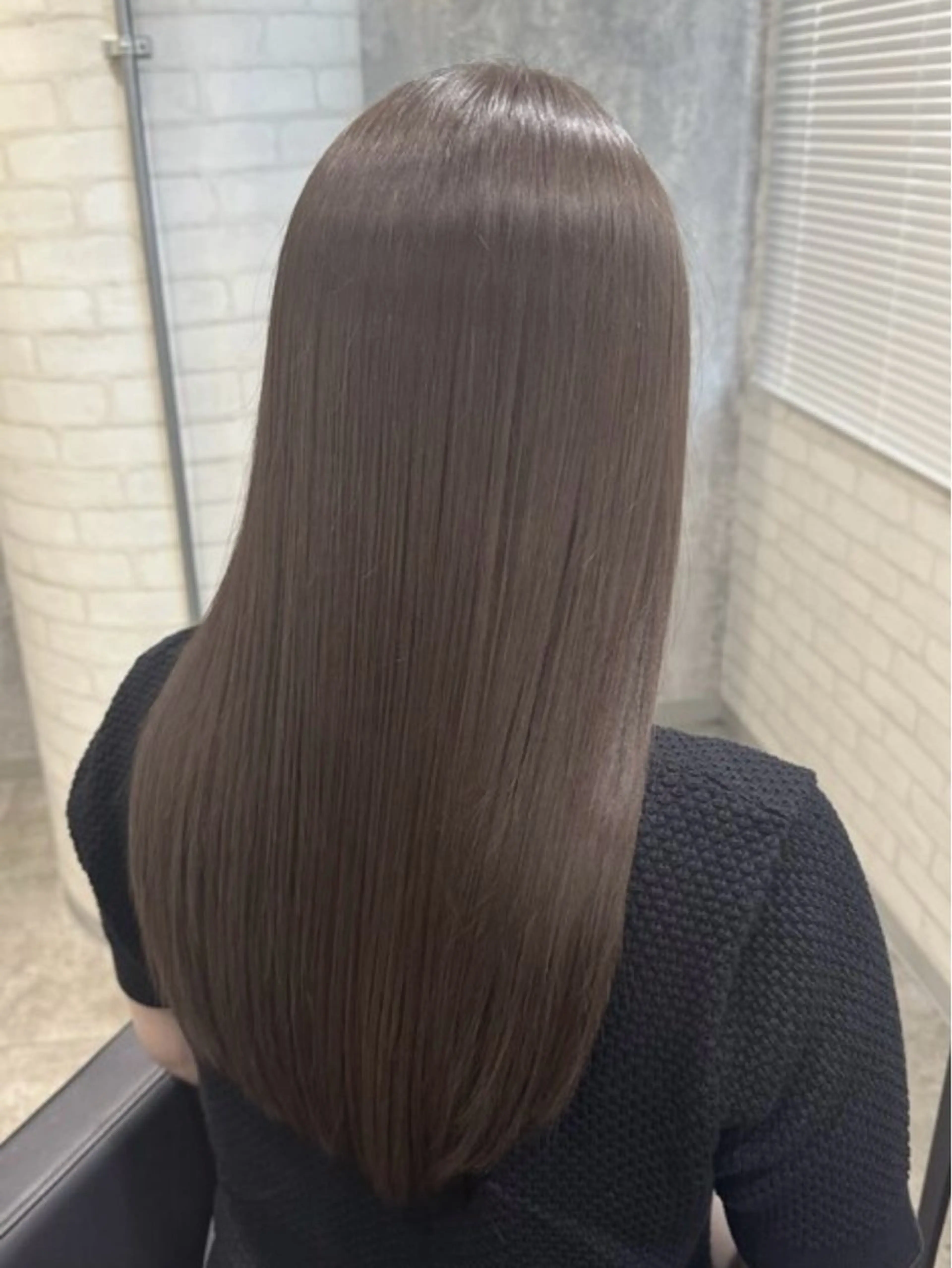 髪質改善/トリートメント/韓国風/透明感/透け感/グレージュ/カーキ/レイヤー/ベージュ/カラー/博多駅/櫛田神社前の写真