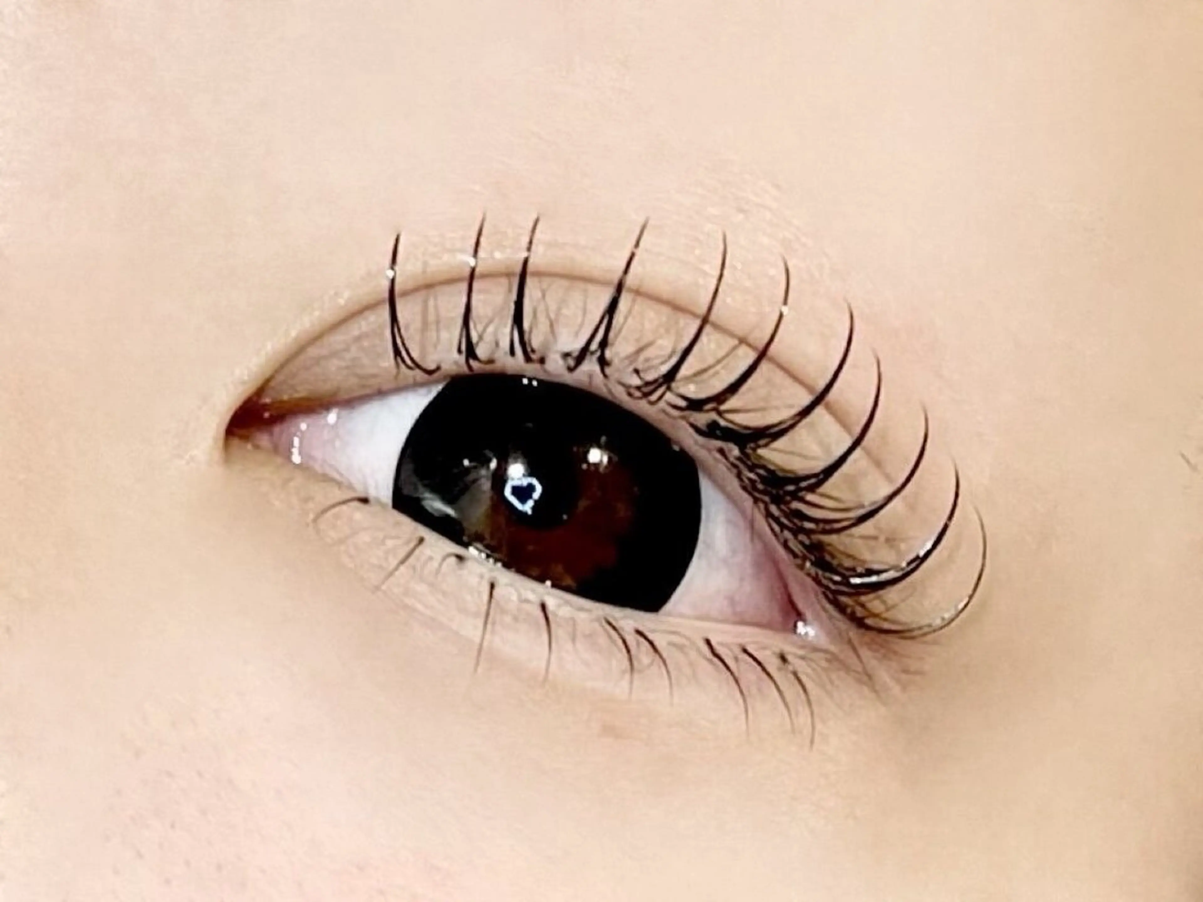 マツエク・マツパ 束感まつ毛 韓国風マツエク ナチュラル 一重×まつ毛パーマ cocone♡ 天王寺のマツエク・マツパデザイン