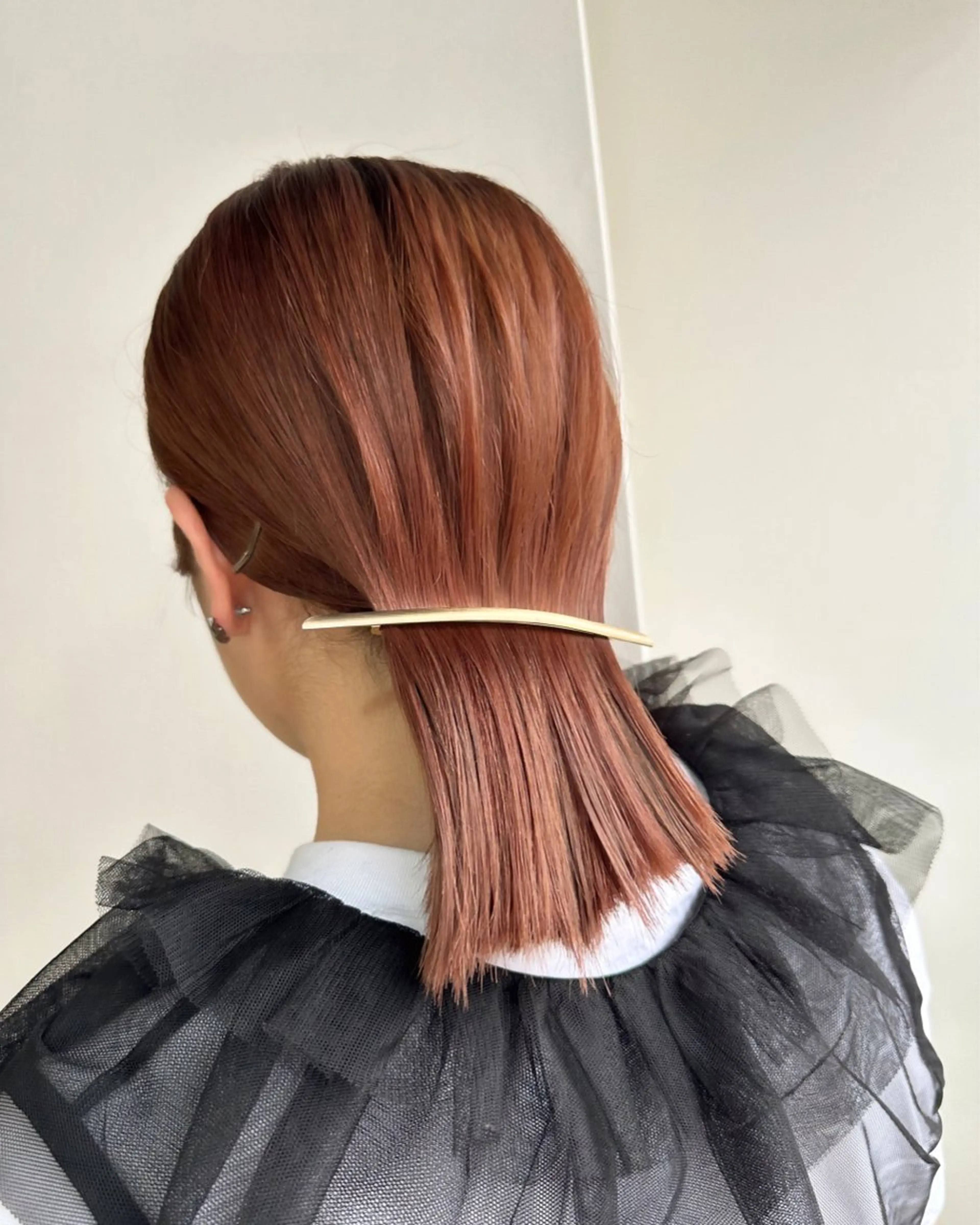 カラー Sherry/R 三川町　木村祐里奈のヘアスタイル