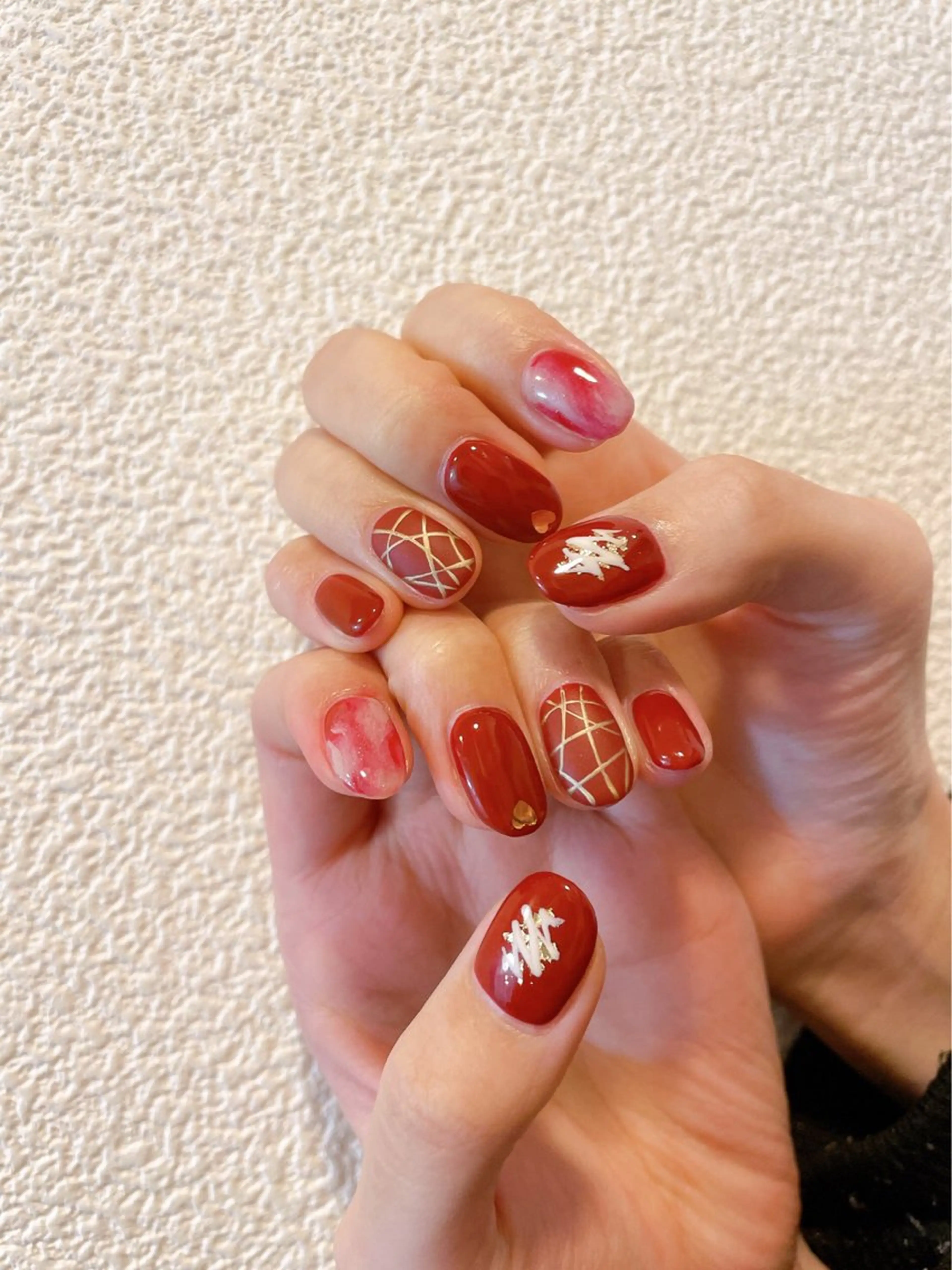 ネイル オーロラネイル フットネイル フレンチネイル ジェルネイル 韓国ネイル mogunail &blowのネイルデザイン